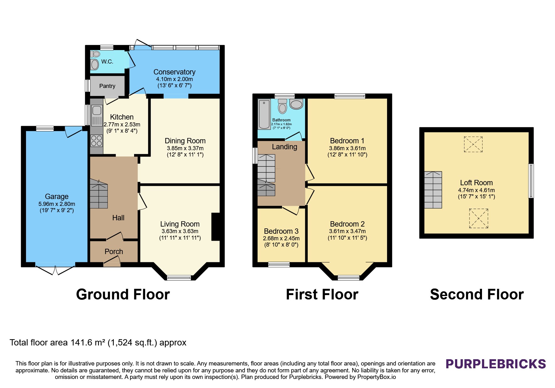 25, Offchurch Road, Cubbington, Leamington Spa floorplan