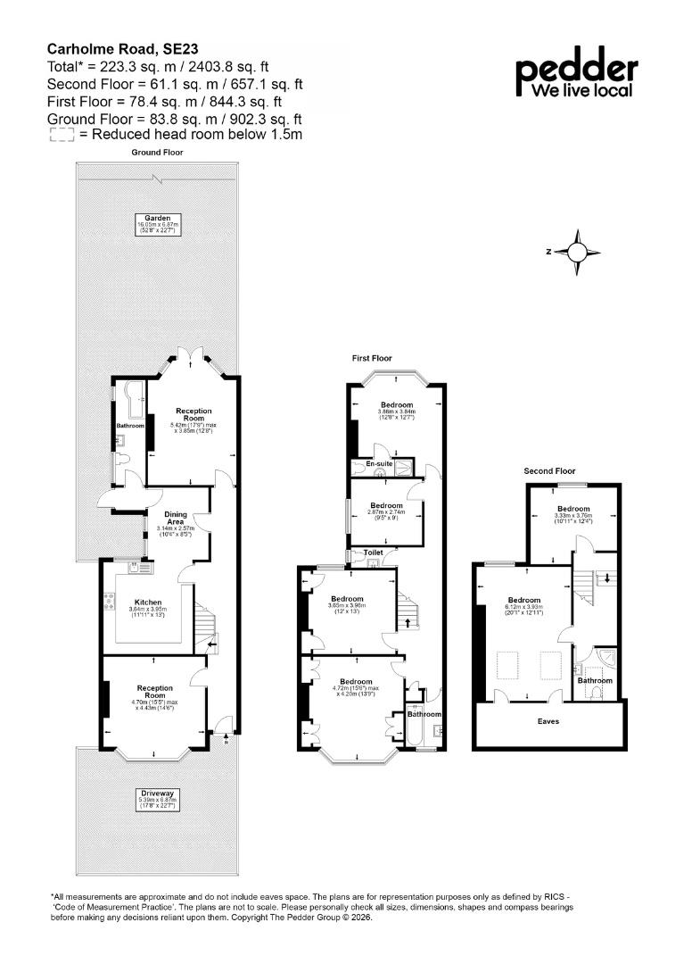 17, Carholme Road, London floorplan