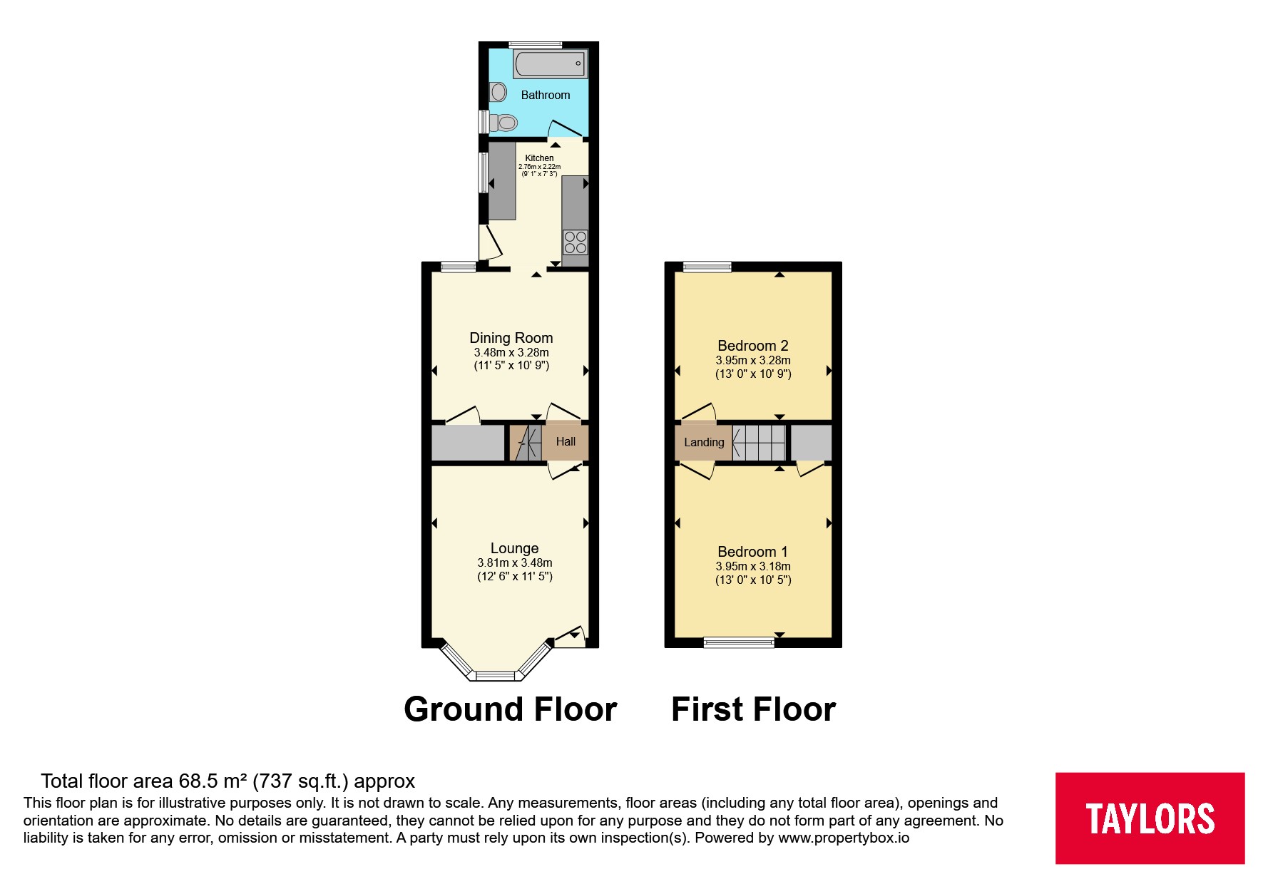 25, St. Saviours Crescent, Bedfordshire floorplan