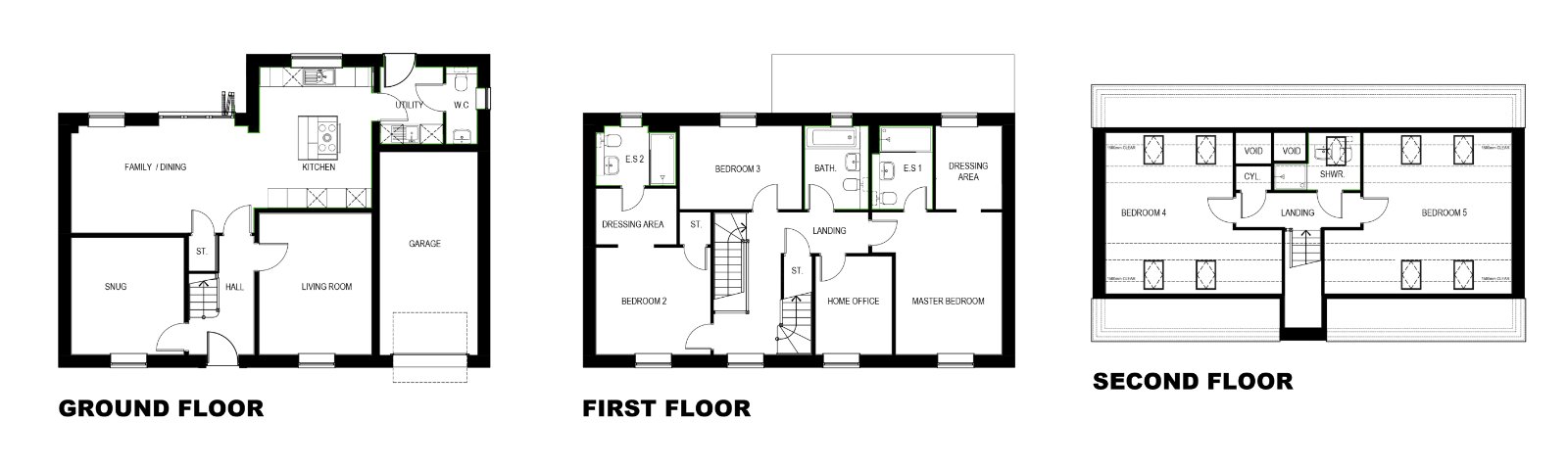 Plot 12 The Iris, Sycamore Place,, Plot 12, Cussins The Iris, Sycamore Place, Barrasford floorplan