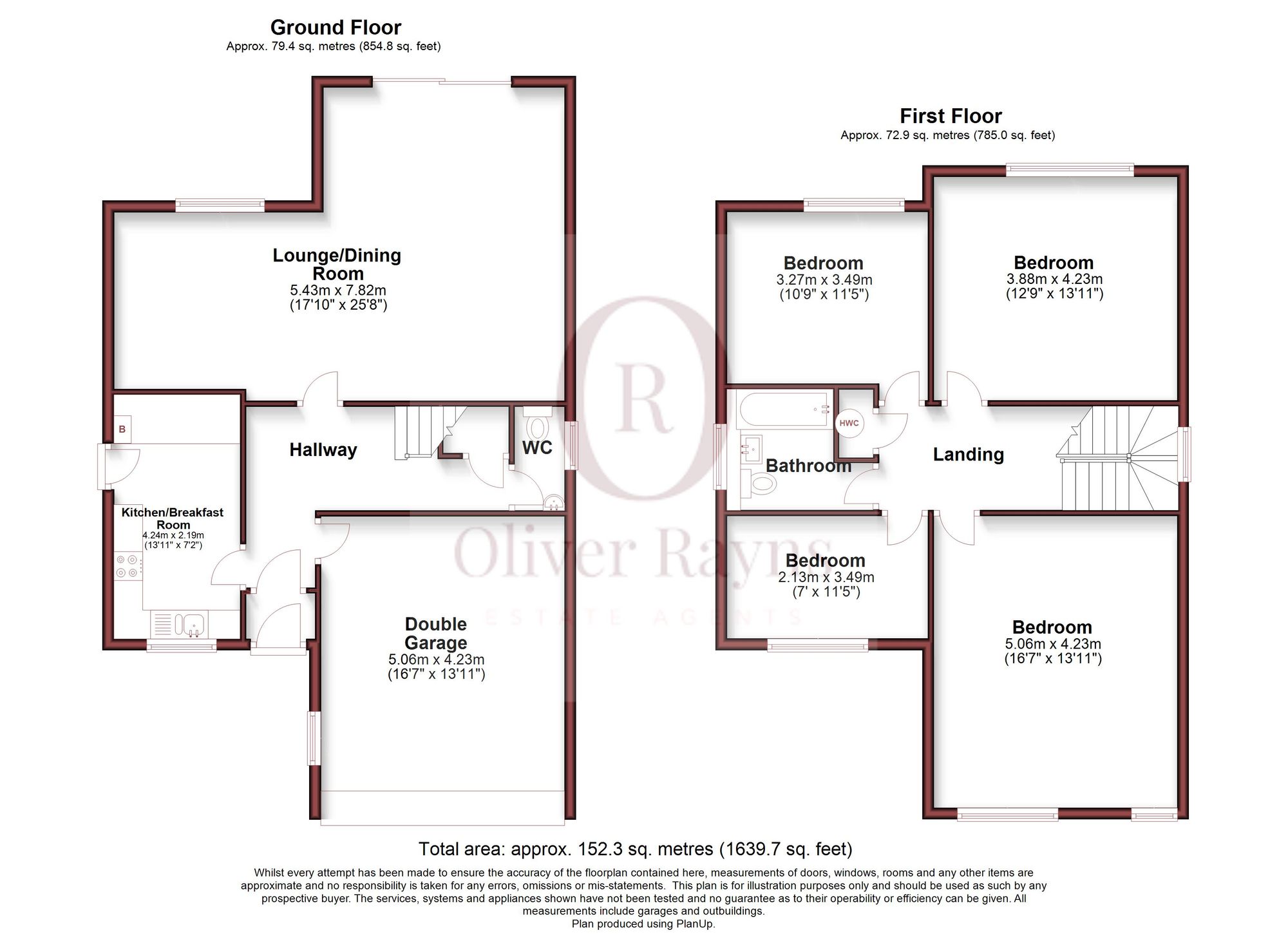 8, Avenue Gardens, Leicester floorplan
