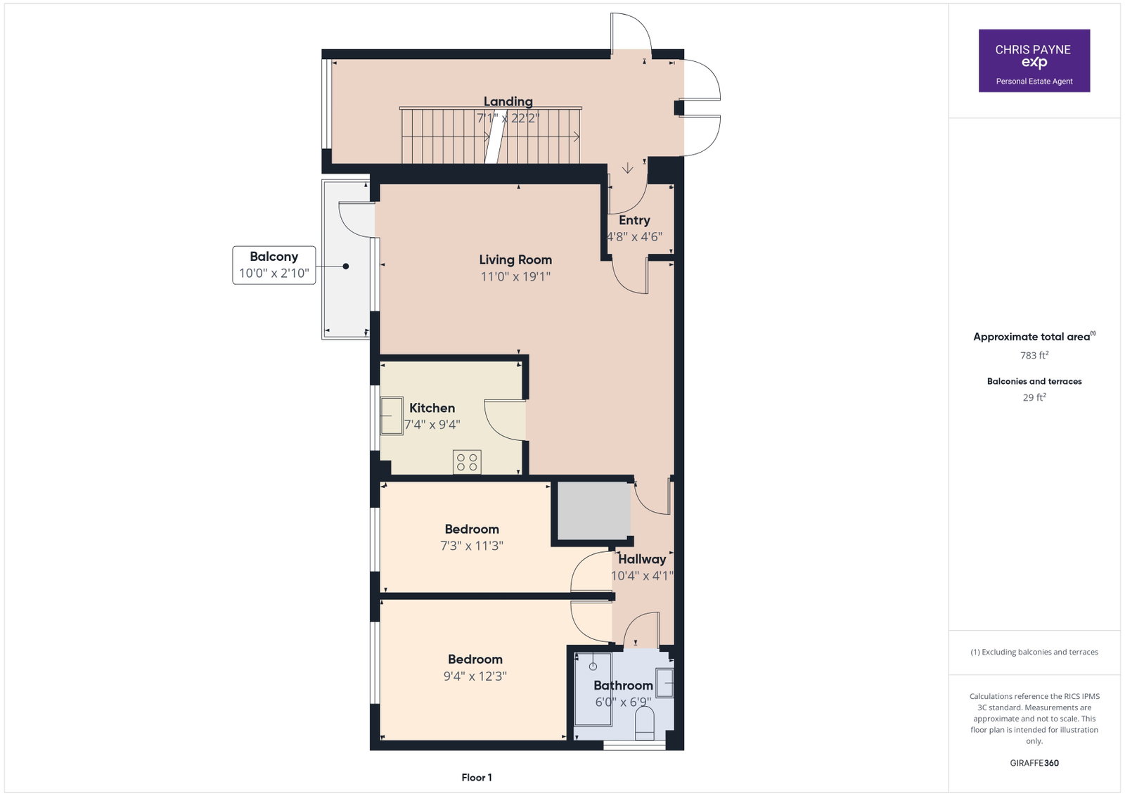 Redington,8, Lower Queens Road, Ashford floorplan