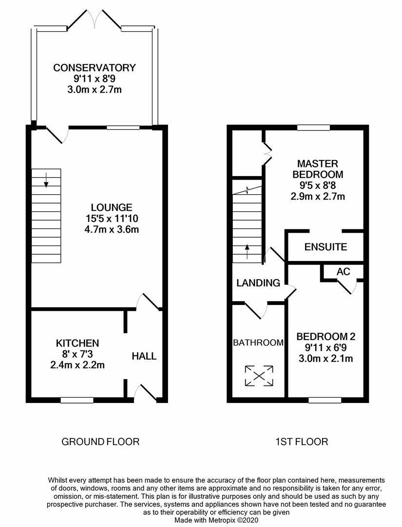 22, Perry Close, Newent floorplan