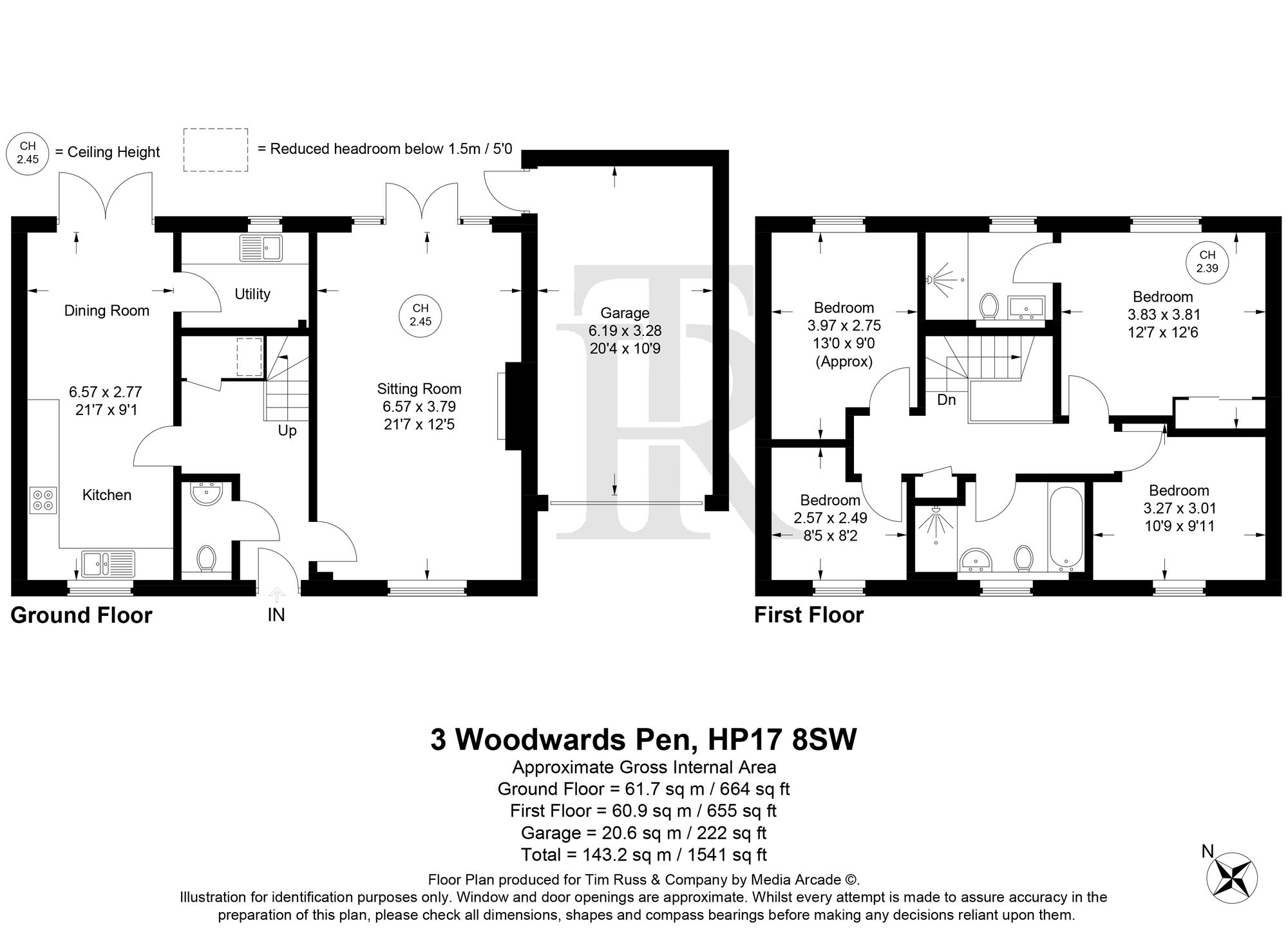 3 Woodwards Pen, Aylesbury floorplan