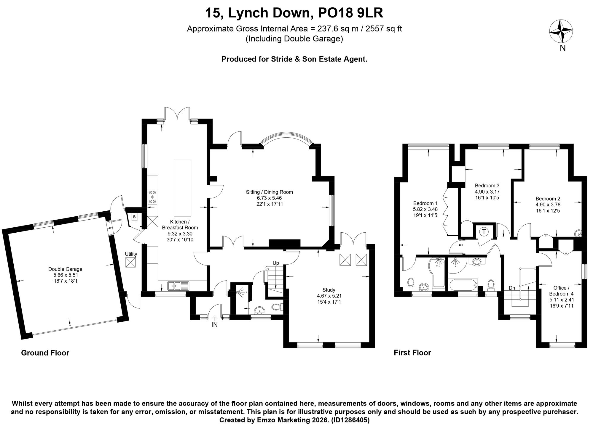 15 Lynch Down, Chichester floorplan