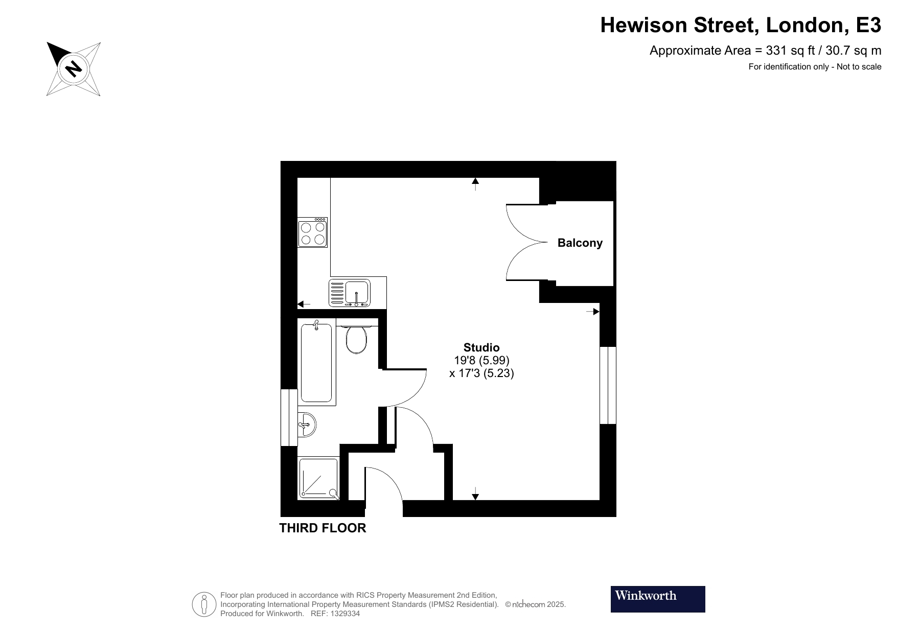 Hewison Street, London, E3 floorplan