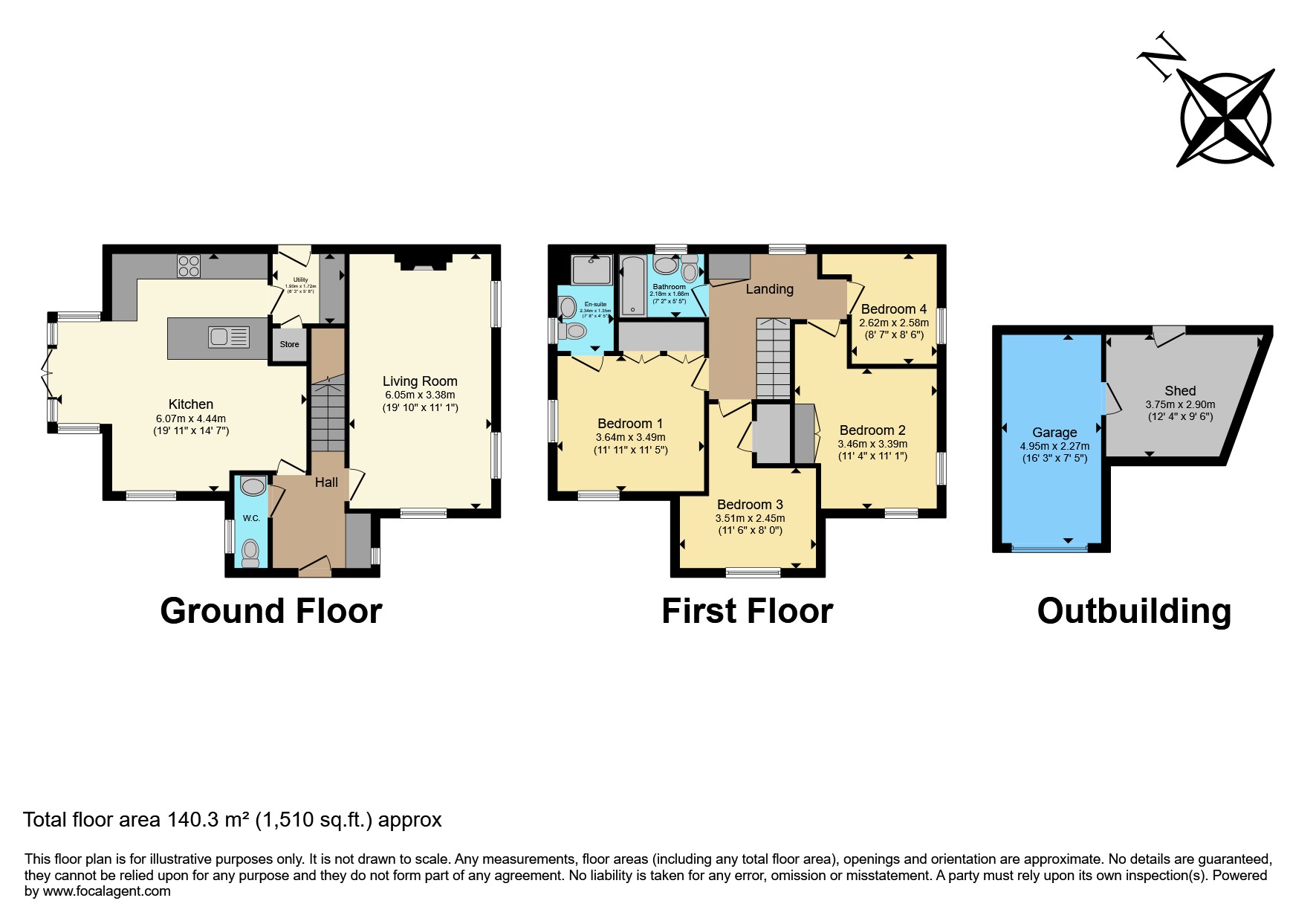 34, Coltsfoot Drive, Bourne floorplan