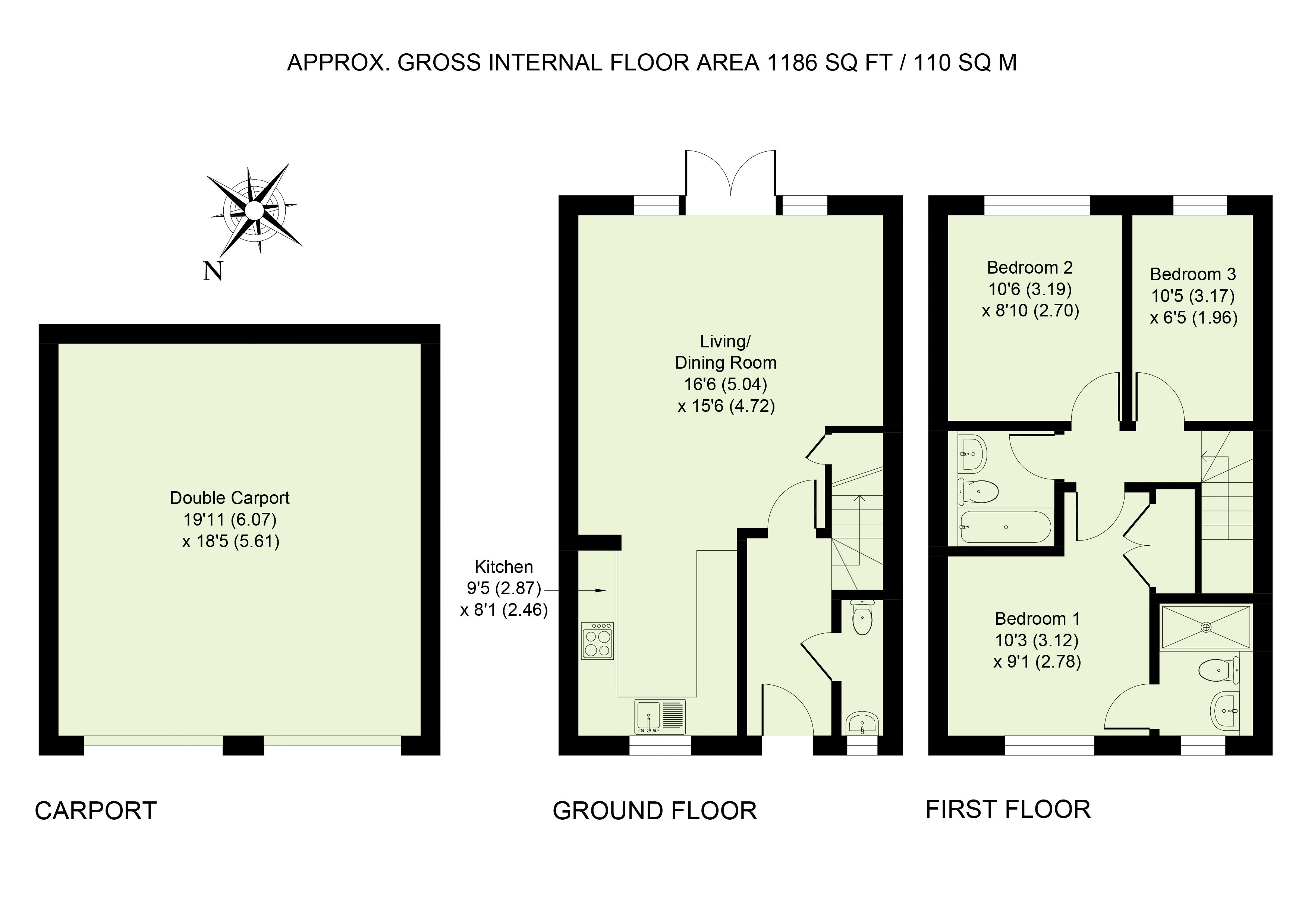 3 Bedrooms Terraced house for sale in Launton Road Retail, Launton Road, Bicester OX26