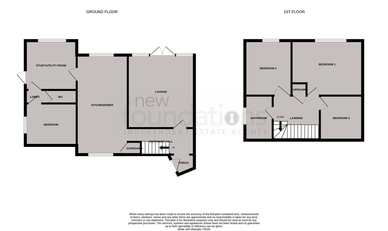 1, Hillcrest Avenue, Bexhill-on-Sea floorplan