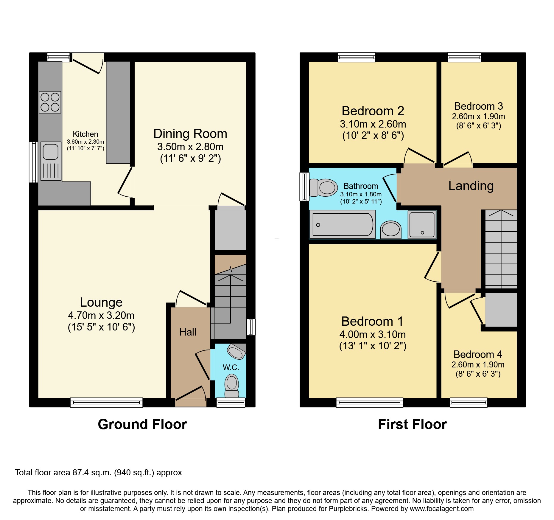 14, Hopes Farm View, Leeds floorplan