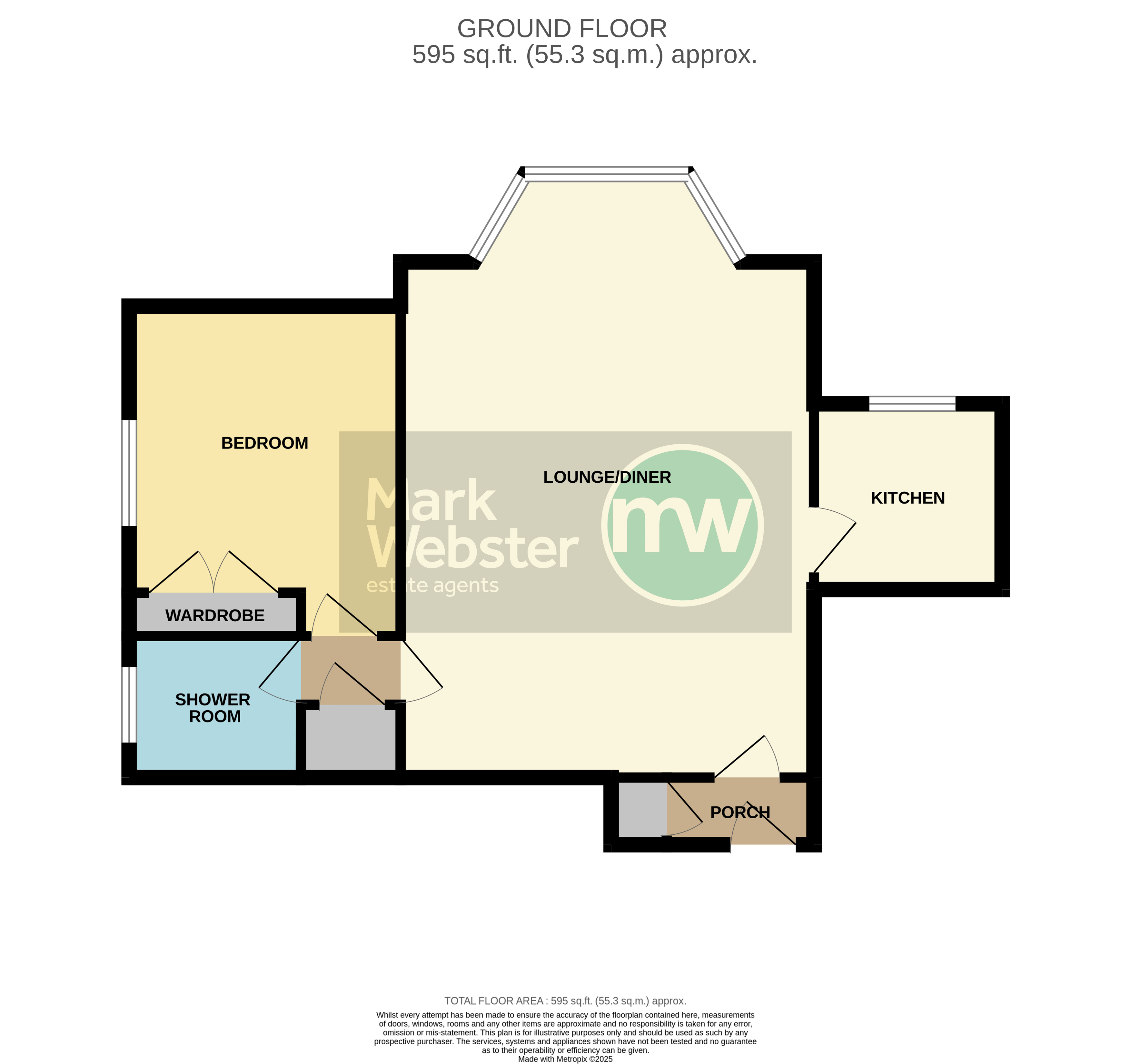 Flat 3 The Old Vicarage, Church Walk, Atherstone floorplan