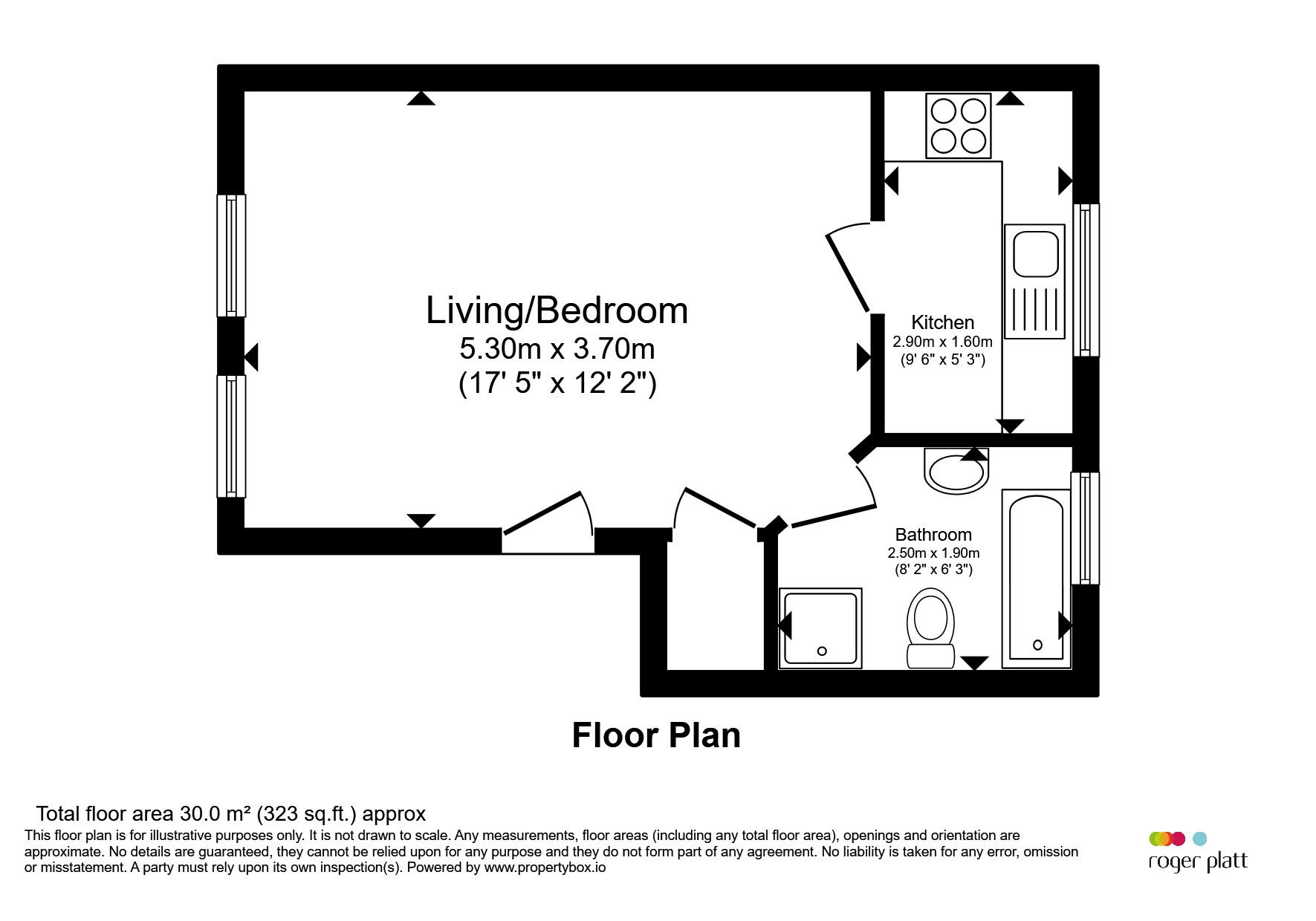 21, Old Fives Court, Slough floorplan