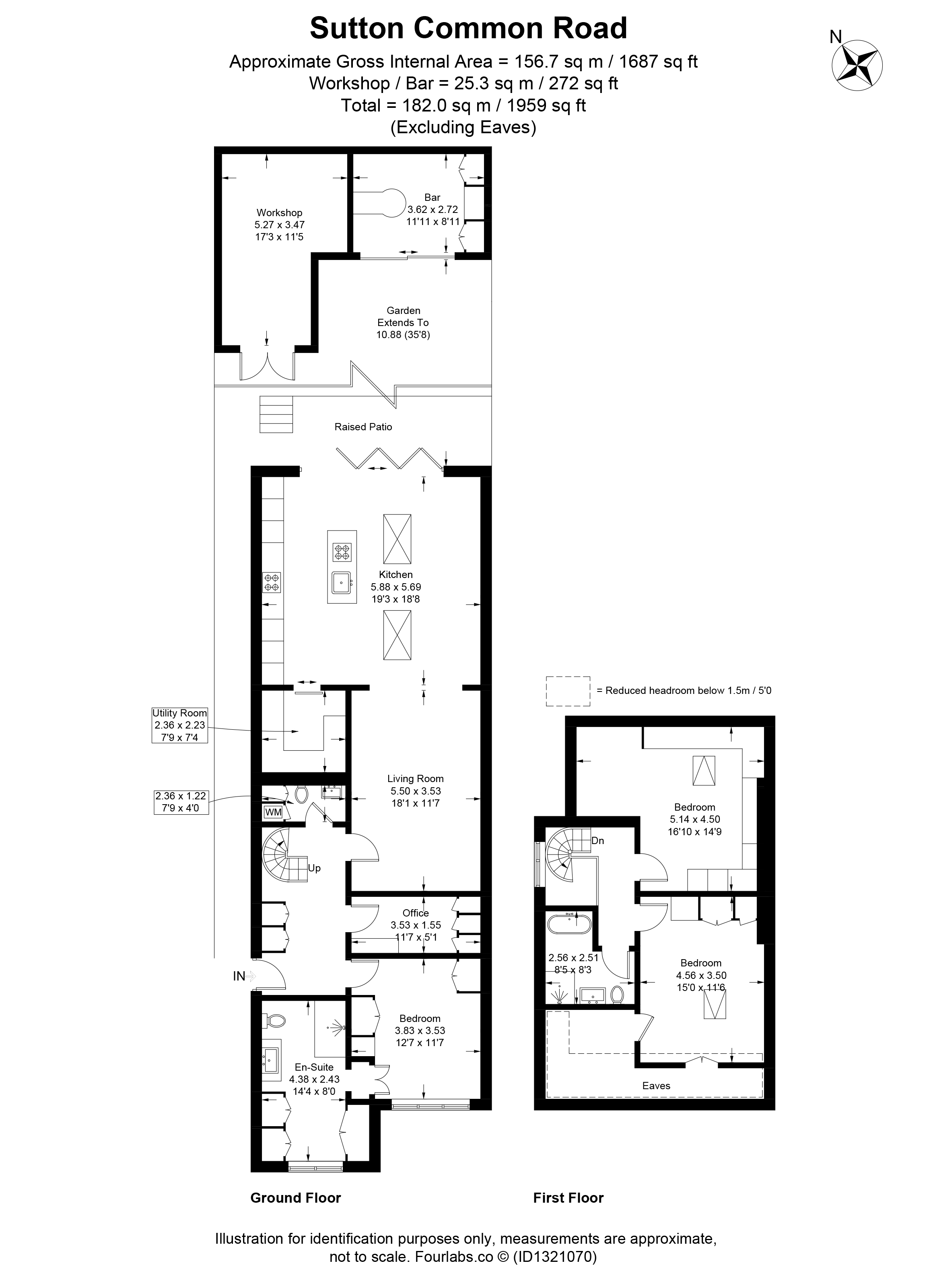 412, Sutton Common Road, Sutton floorplan