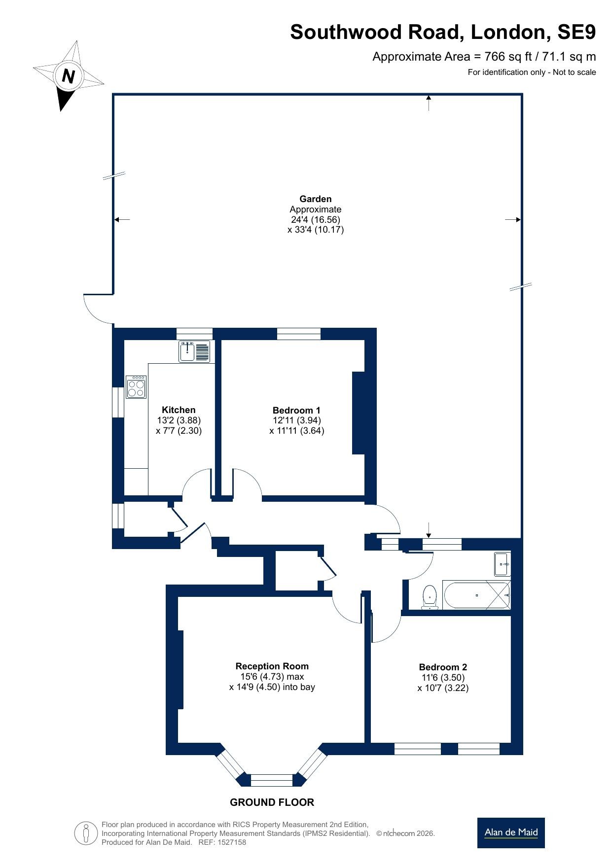 101A, Southwood Road, London floorplan