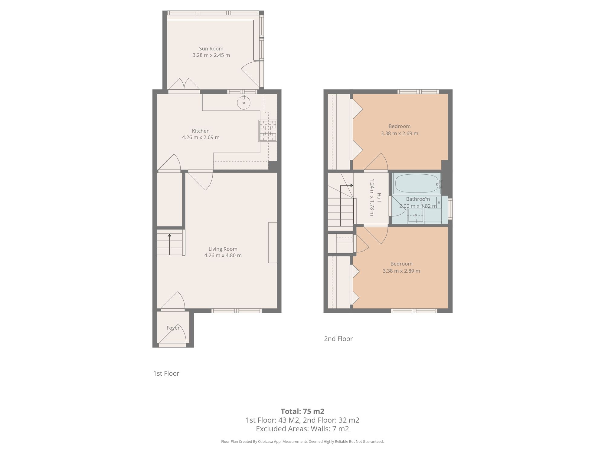 24 Orchard Grove, Coatbridge floorplan