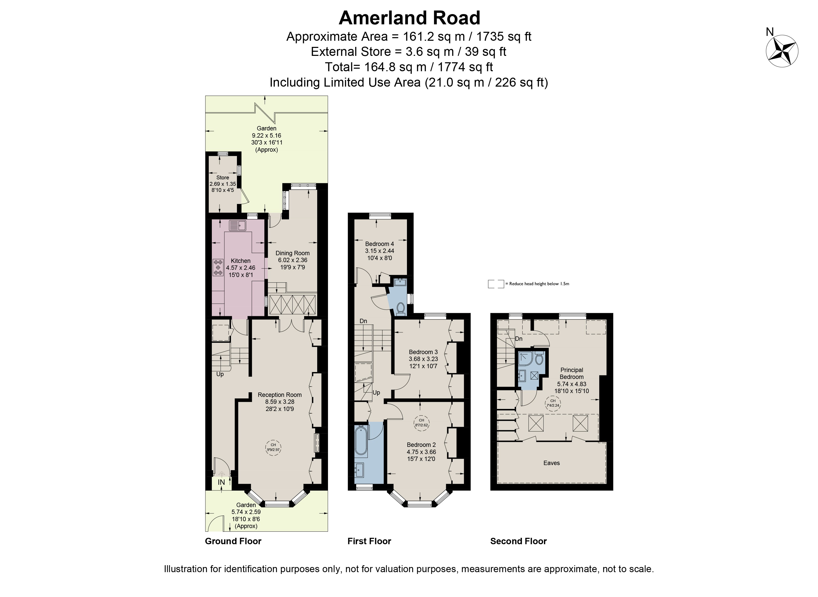 37, Amerland Road, London floorplan