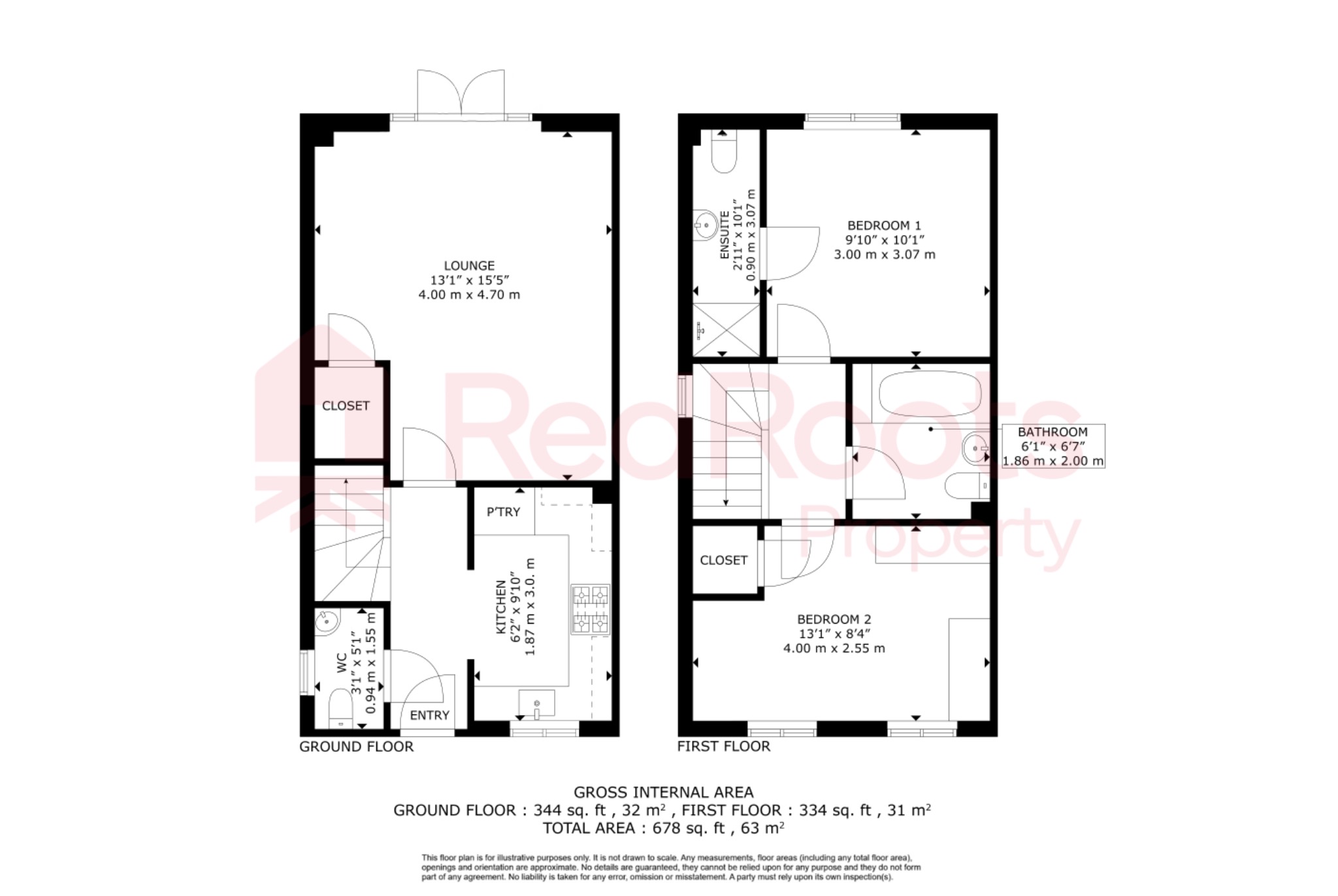 21 Buzzard Avenue, Mexborough, South Yorkshire floorplan