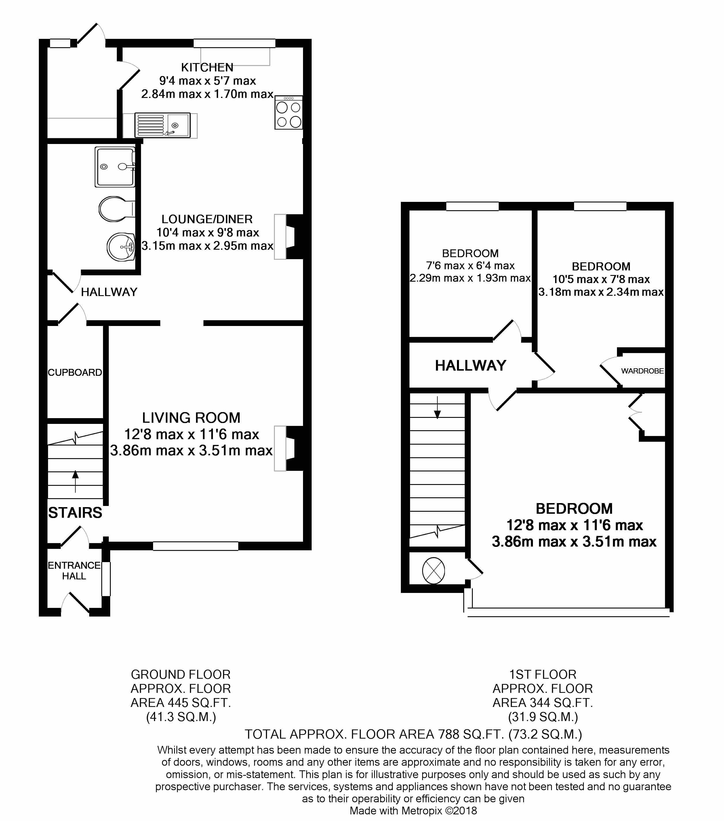 3 Bedrooms Terraced house to rent in Warwick Avenue, Egham, Surrey TW20