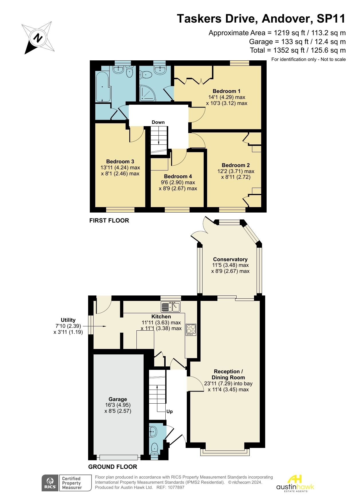 Taskers Drive, Anna Valley, Andover SP11, 4 bedroom detached house for