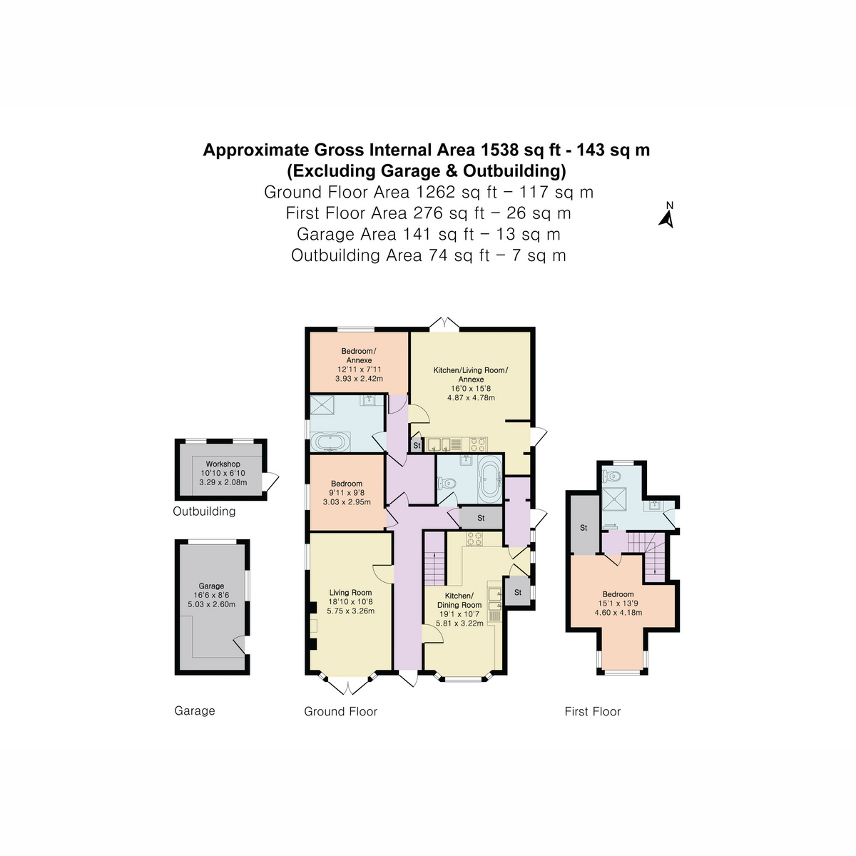 4, Park Road, Fowey floorplan