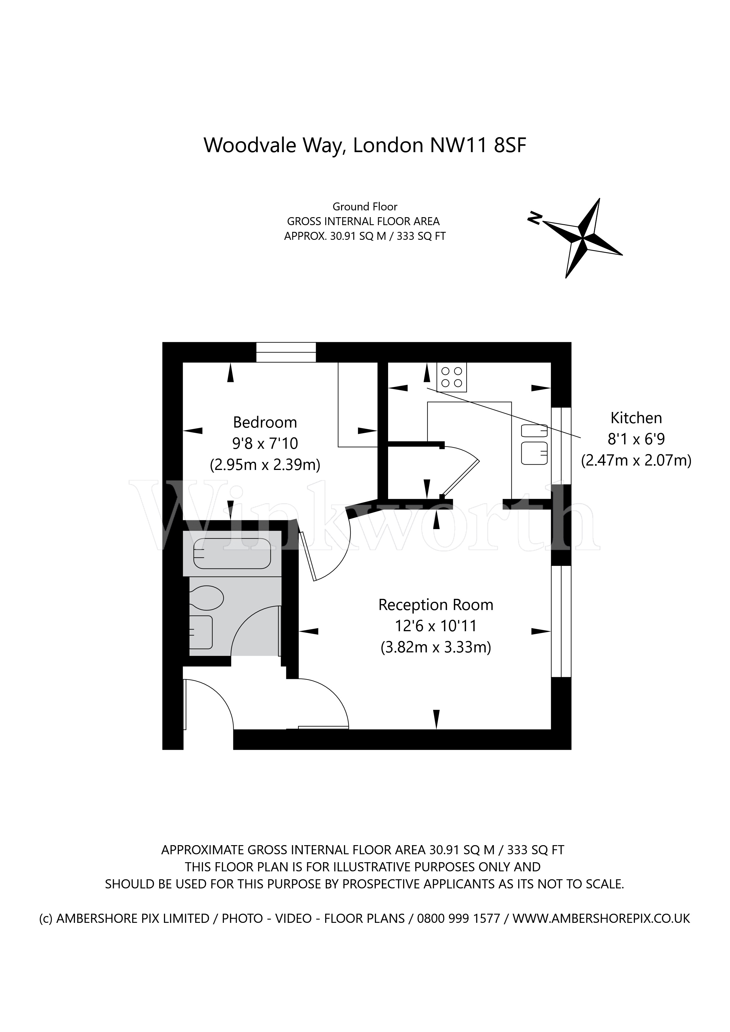 4, Woodvale Way, London floorplan