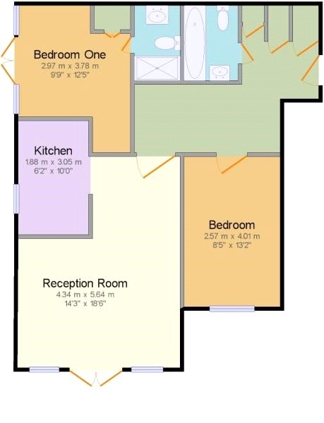 2 Bedrooms Flat for sale in Waterway House, Medway Wharf Road, Tonbridge TN9