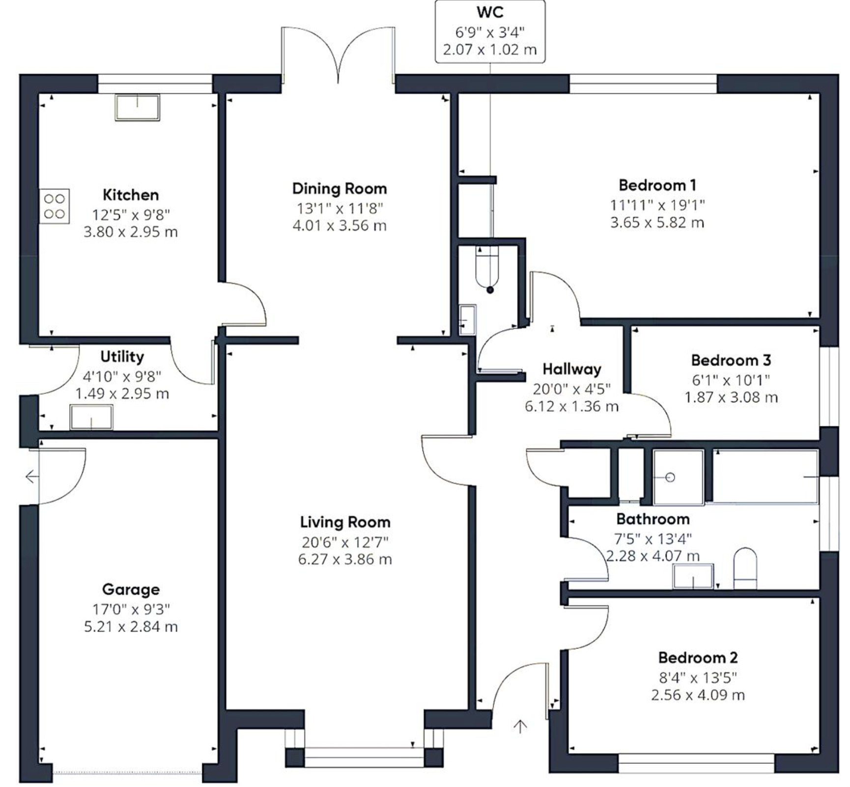 10 Drawbriggs Court, 10 Drawbriggs Court, Appleby-in-Westmorland floorplan