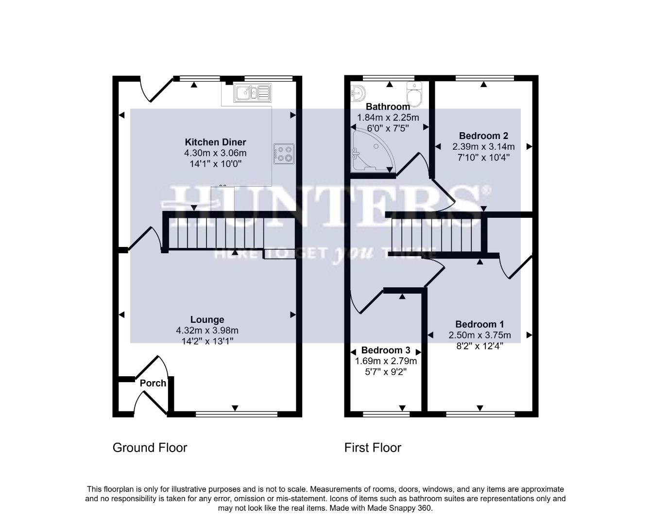 55, Beverley Street, Bradford floorplan