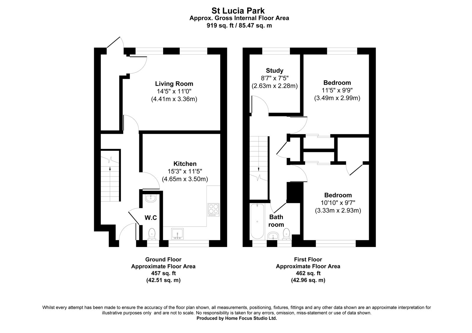 13, St. Lucia Park, Bordon floorplan