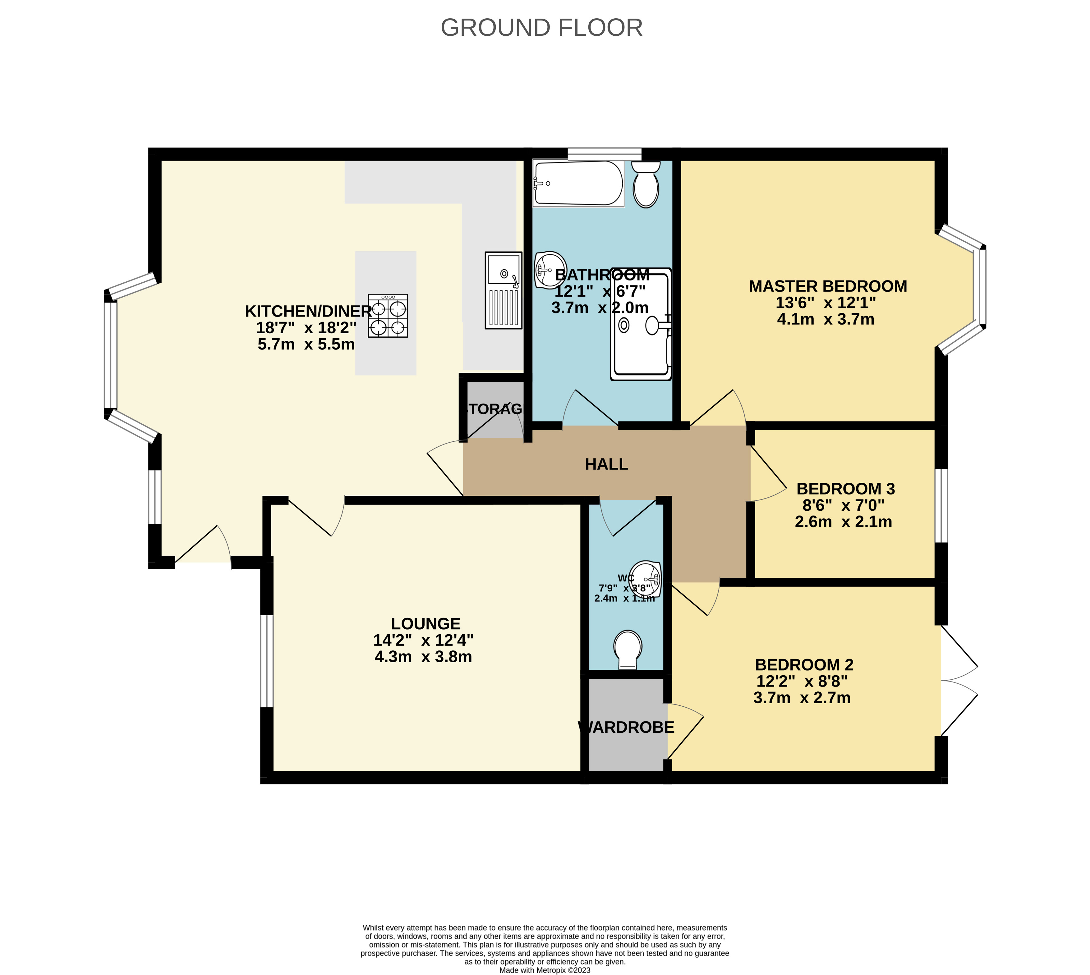 St. Helens Close, Thurnscoe, Rotherham S63, 3 bedroom detached bungalow