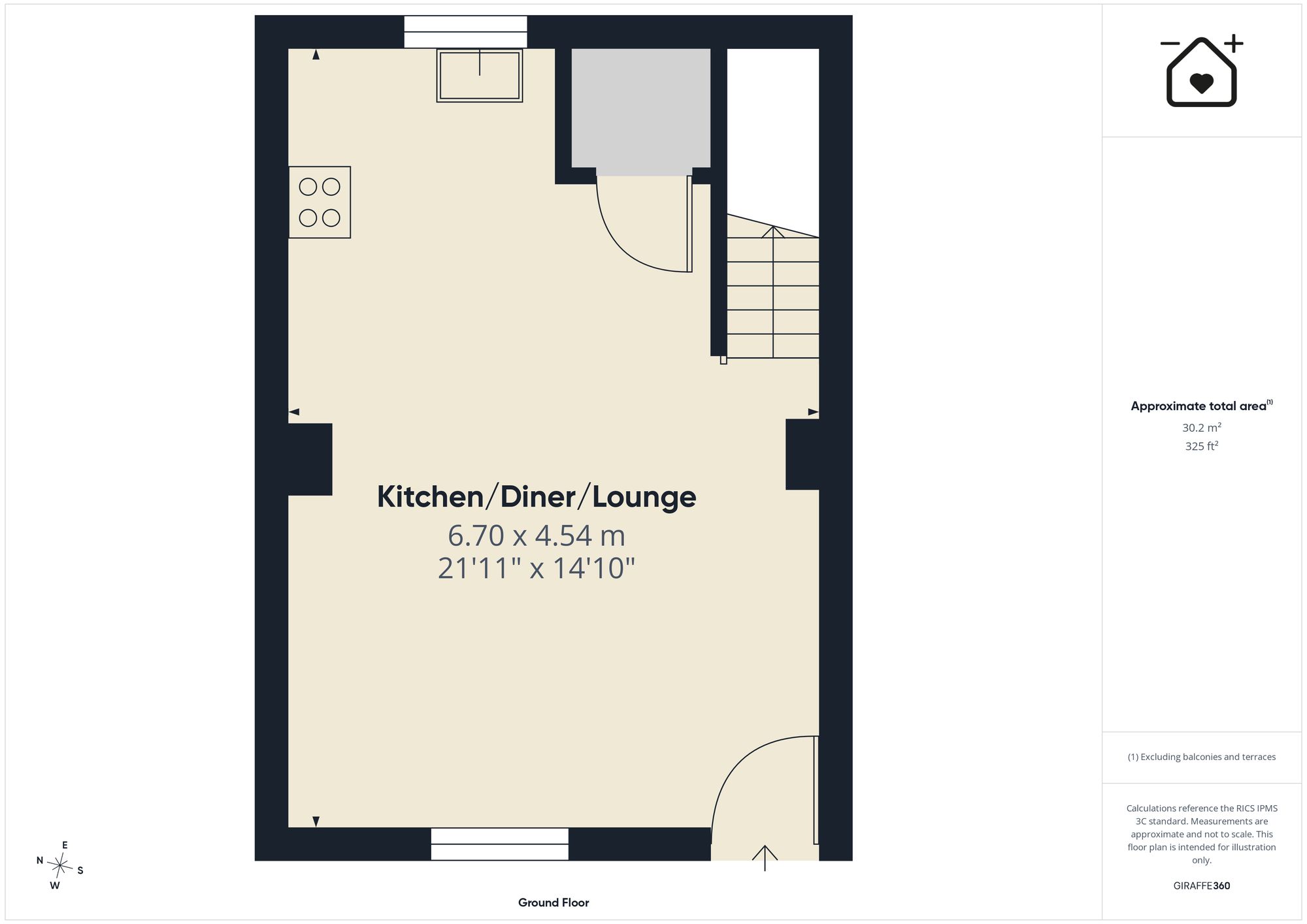 129 Rhys Street, Tonypandy floorplan
