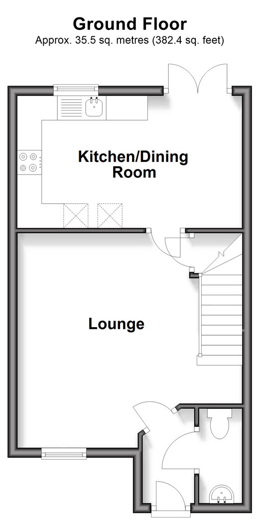 Godric Road, Newport floorplan