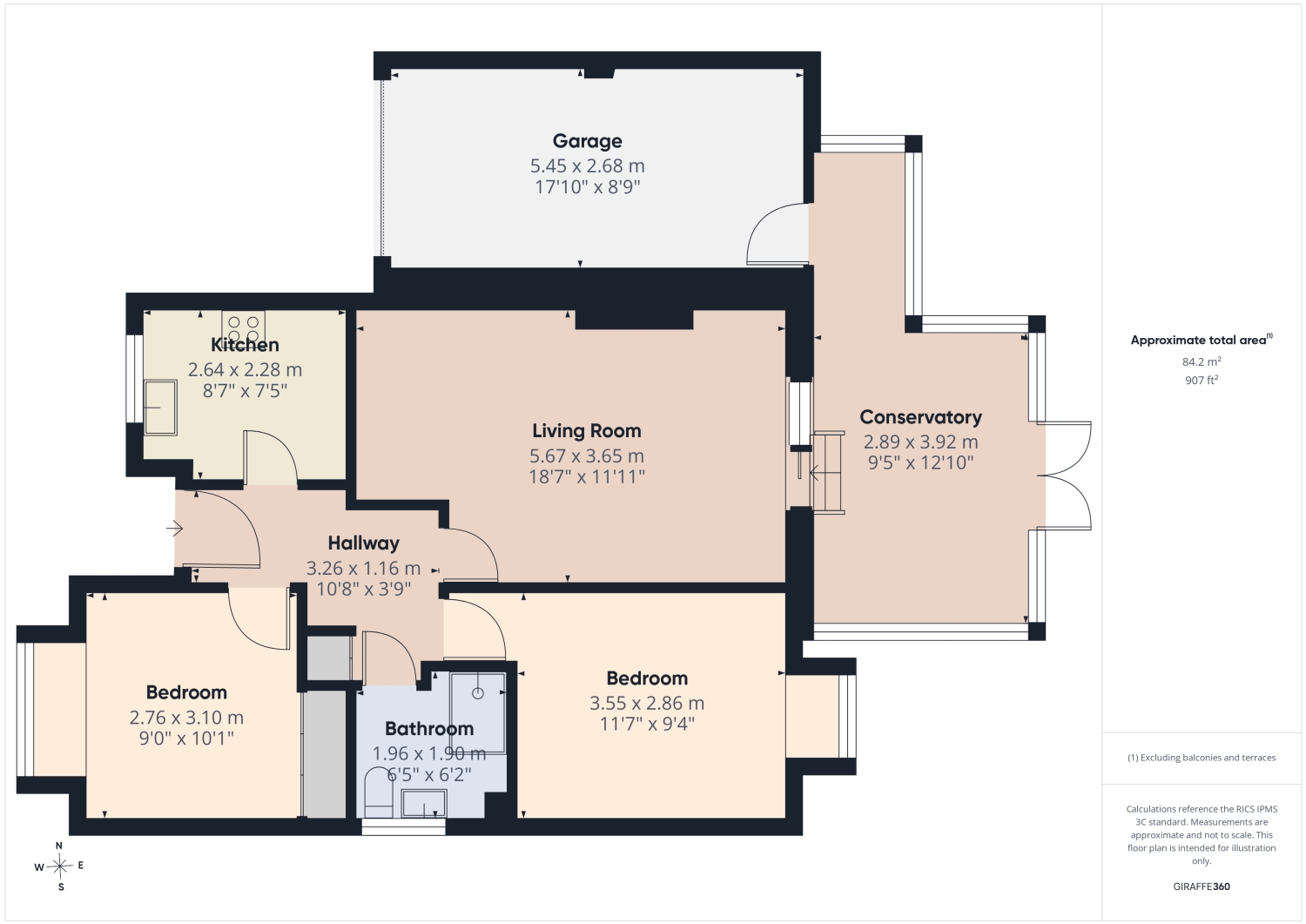 3, Oakbank Court, Sheffield floorplan