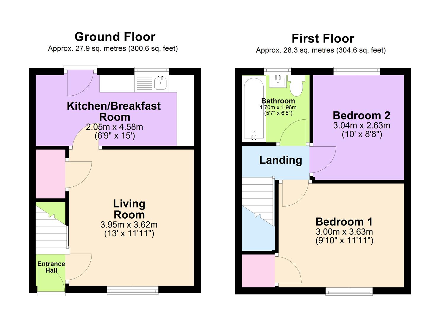 Hill View, Leominster floorplan