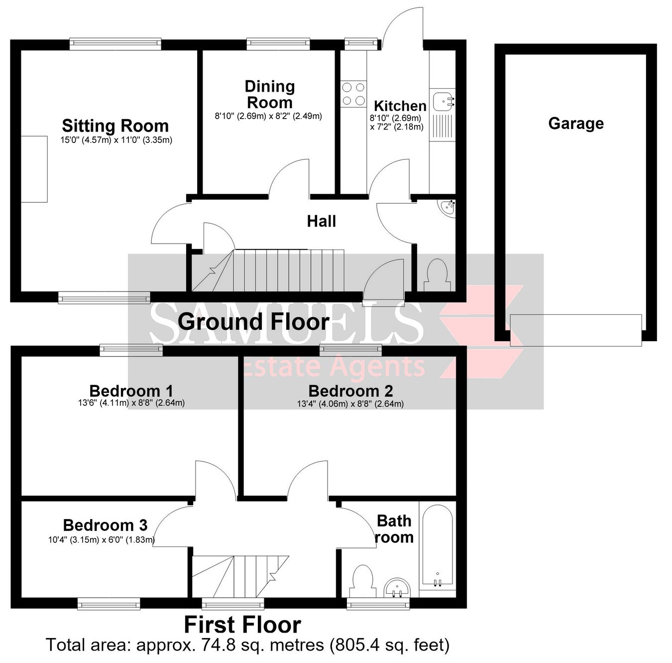17, Sylvania Drive, Exeter floorplan