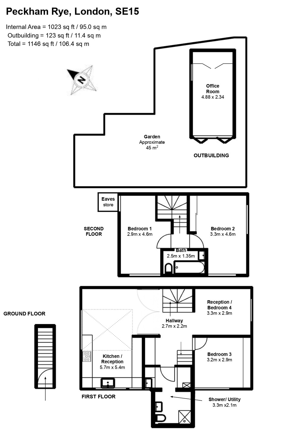 Peckham Rye, Nunhead floorplan