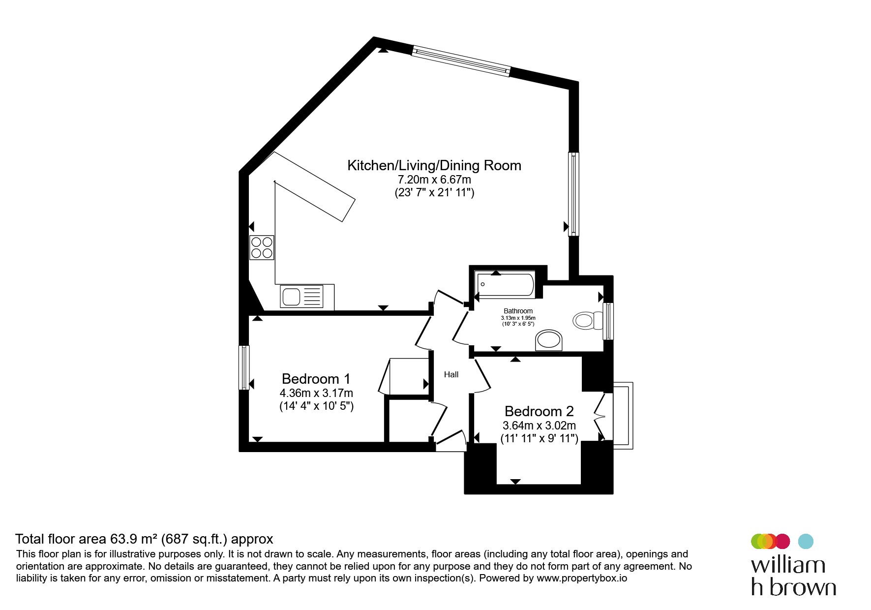 3, Carlton Court, Barnsley floorplan