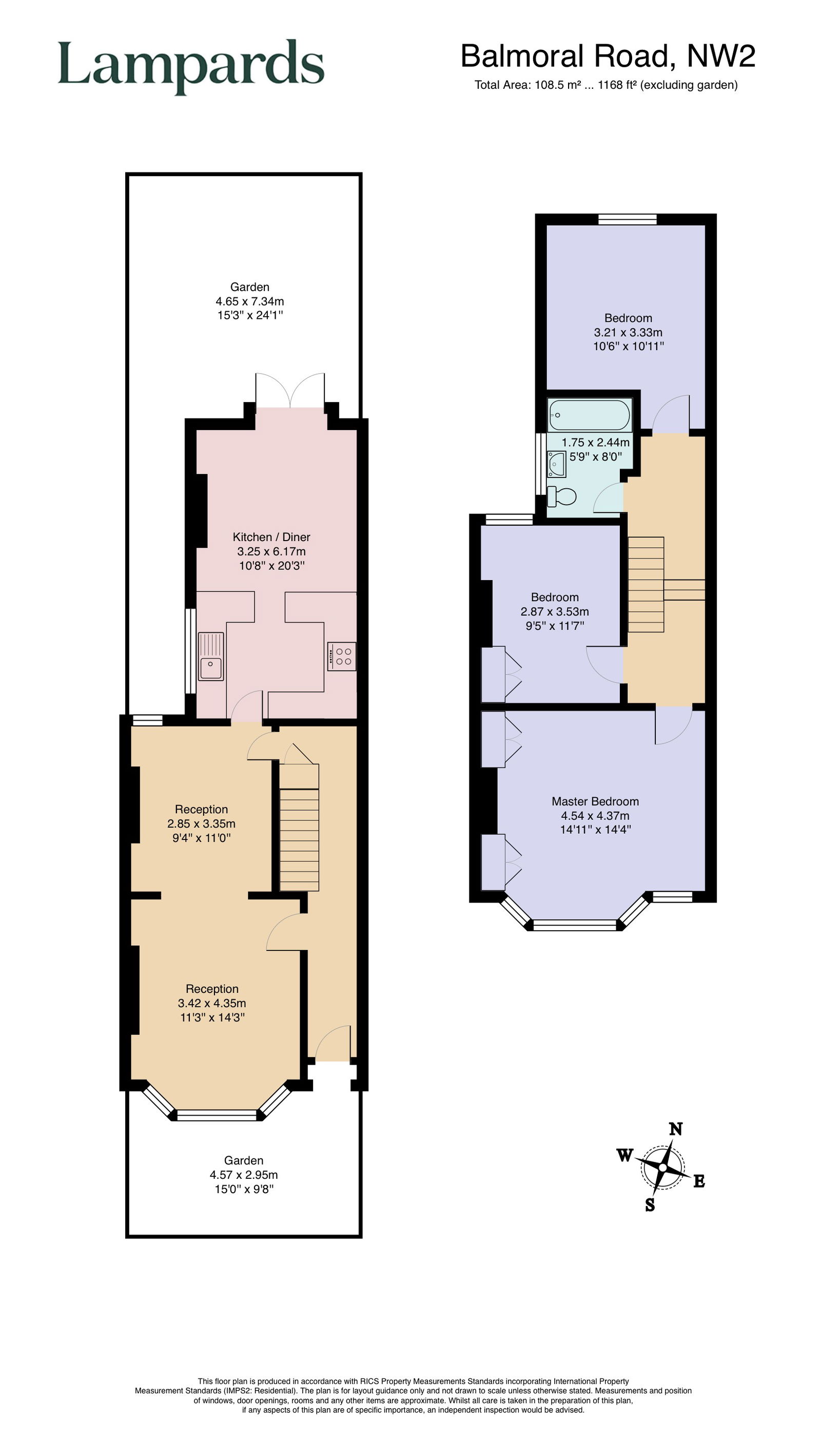 Balmoral Road, NW2 floorplan
