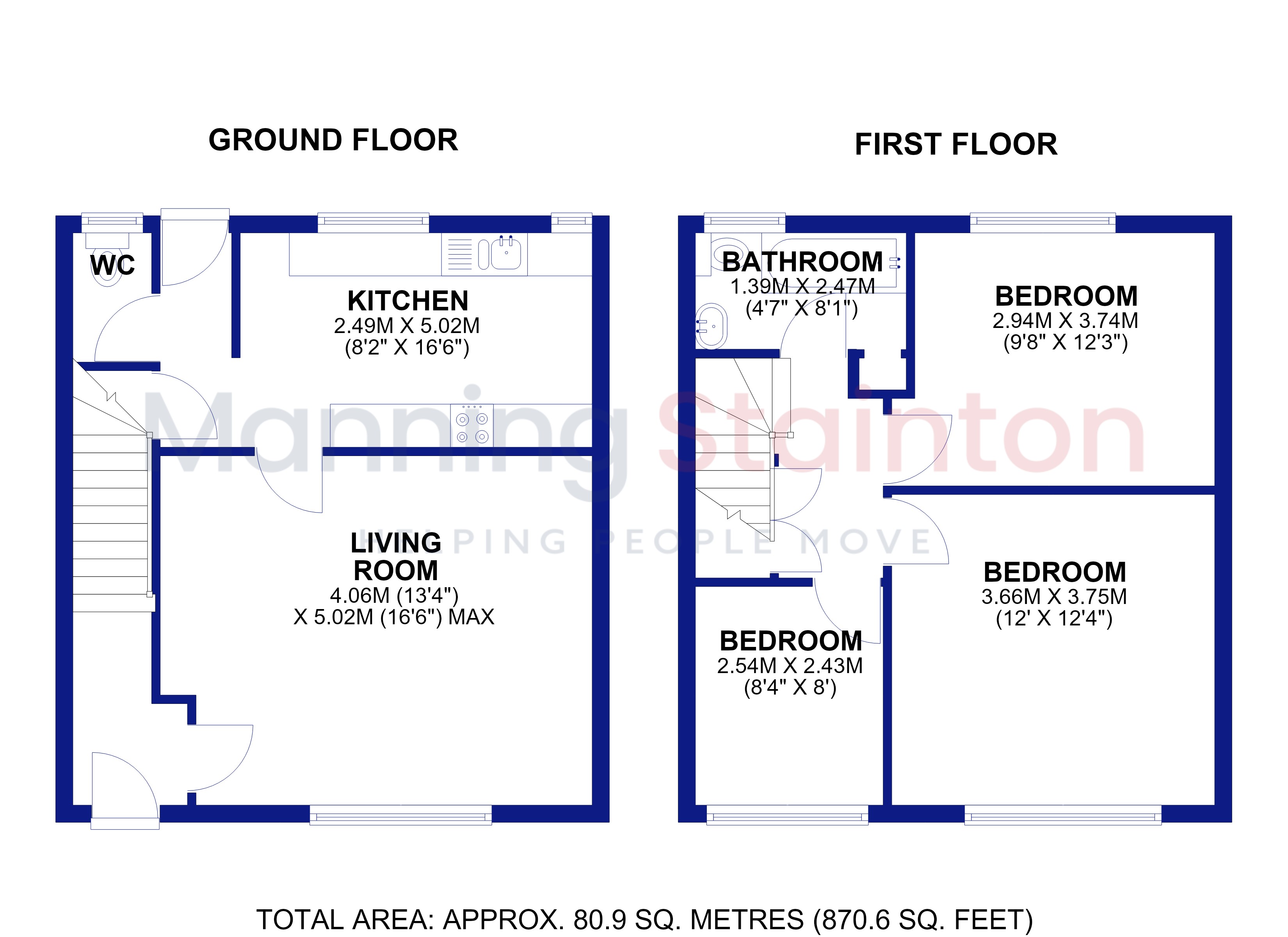 43, Grange View, West Yorkshire floorplan