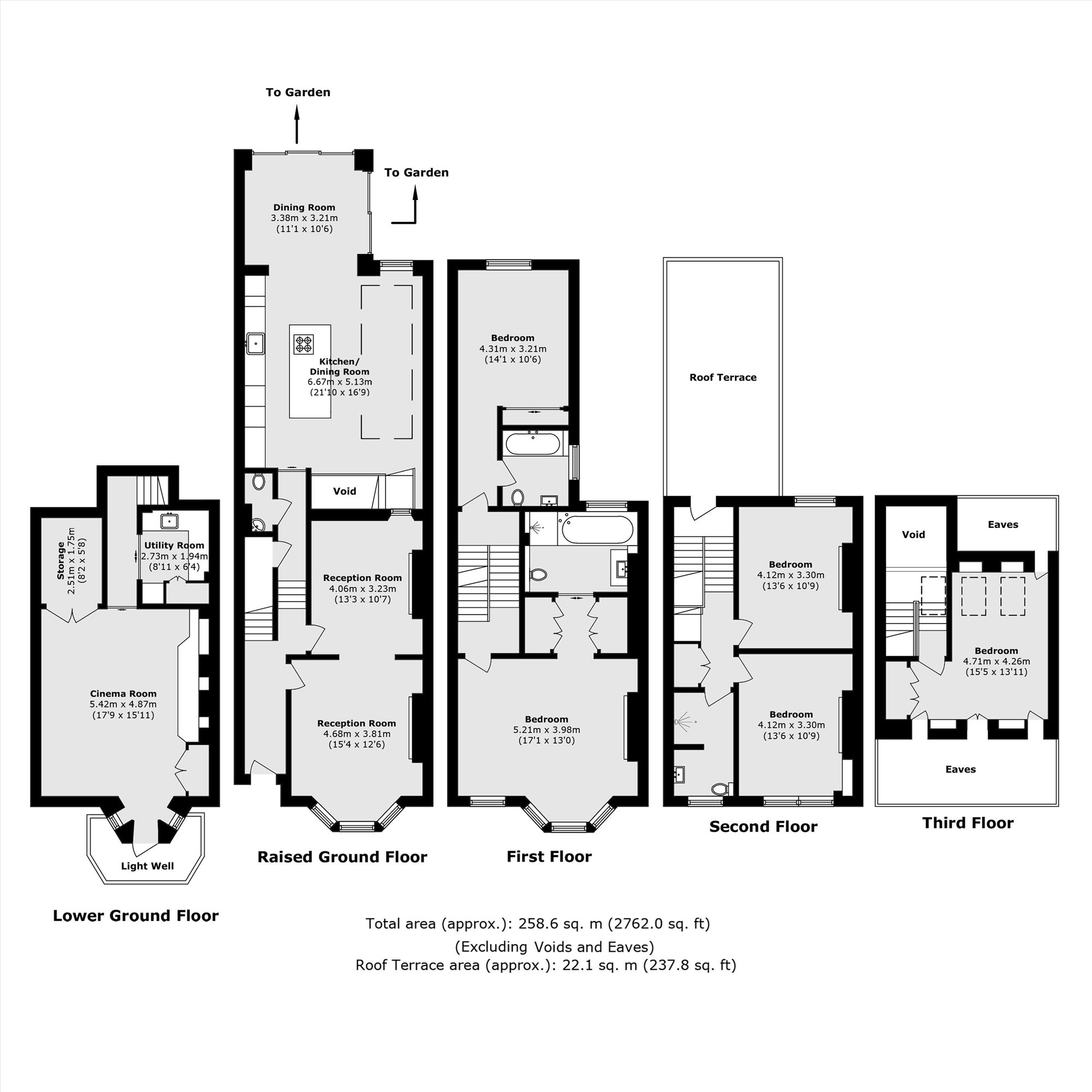 St. Georges Avenue, London floorplan