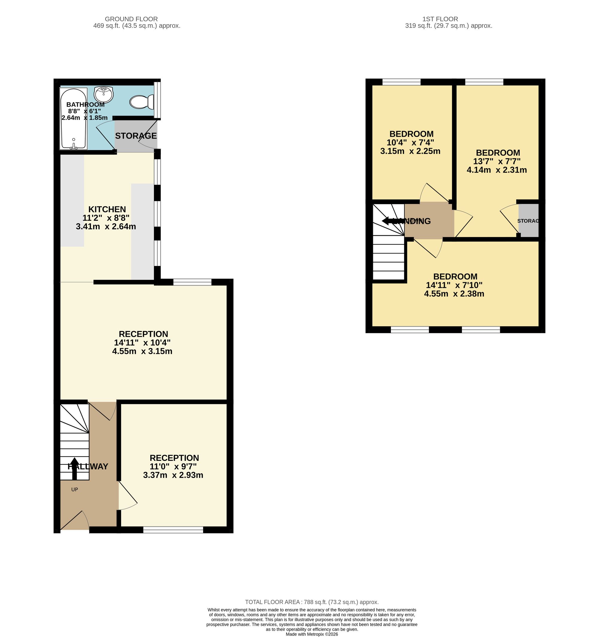 15 Tynybedw Street, Treorchy floorplan