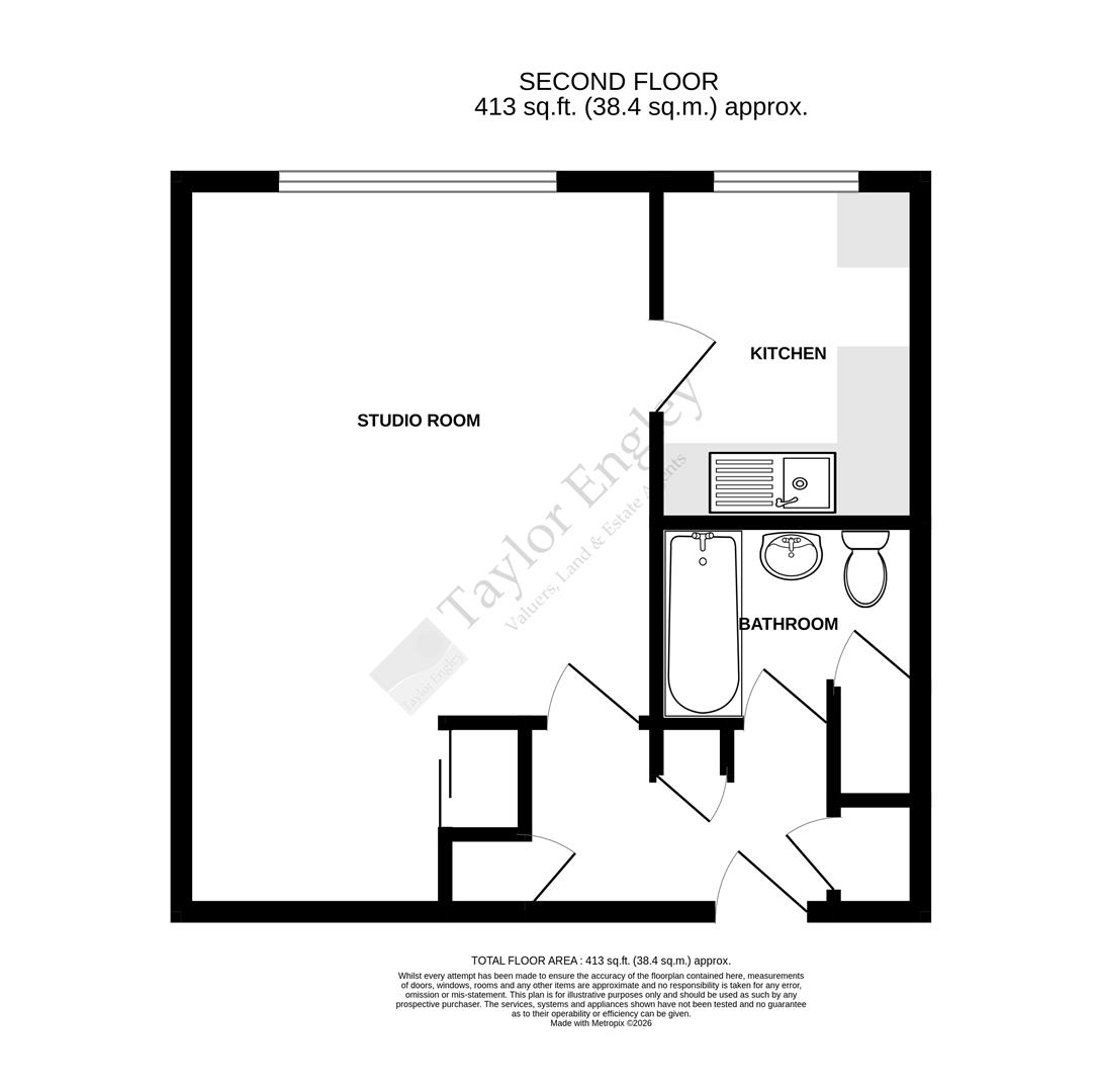 Flat 47, High View Court, Silverdale Road, Eastbourne floorplan