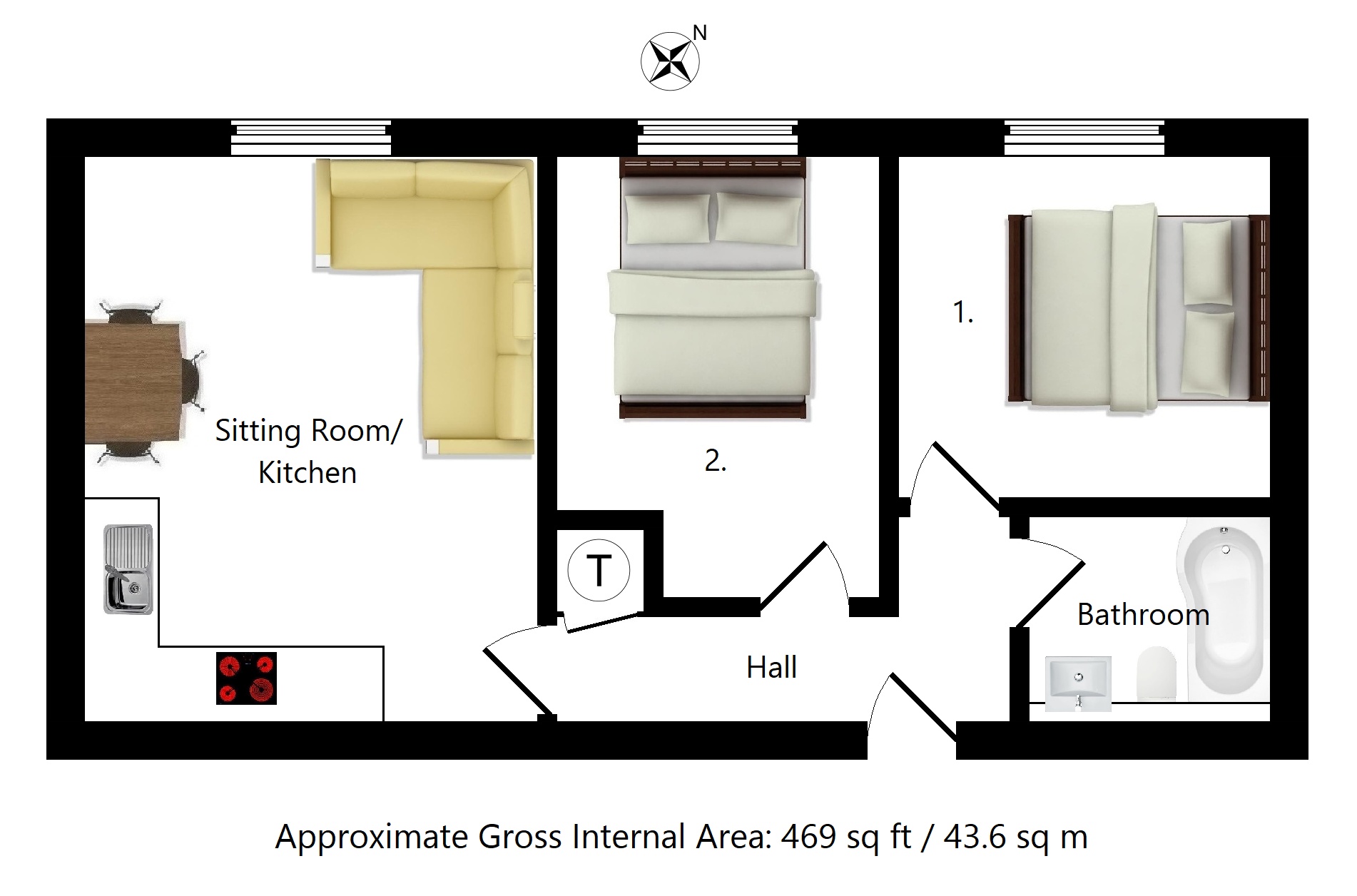 7 Weald Court, Charing Hill, Charing floorplan