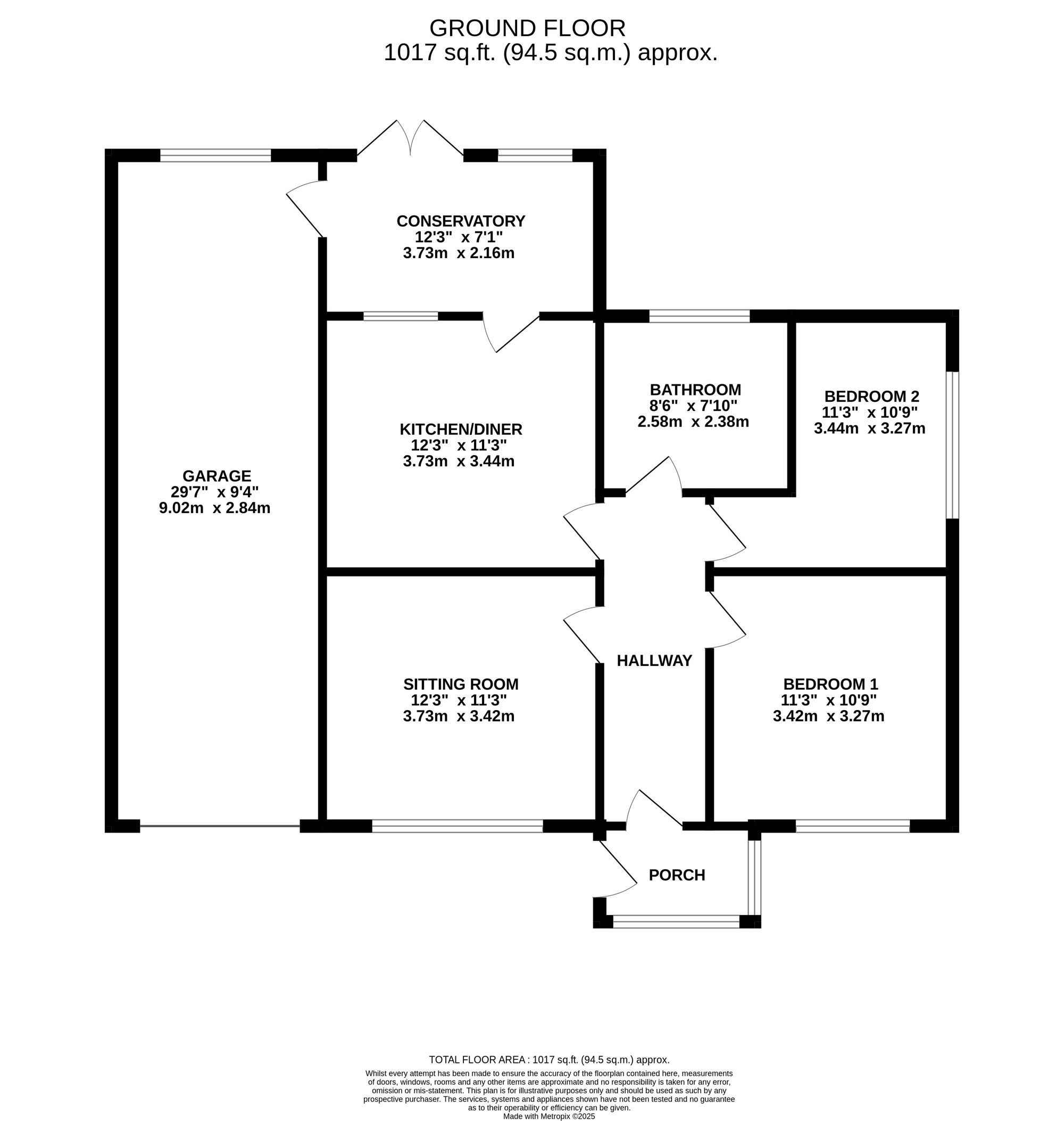 14 Douglas Street, Manchester floorplan