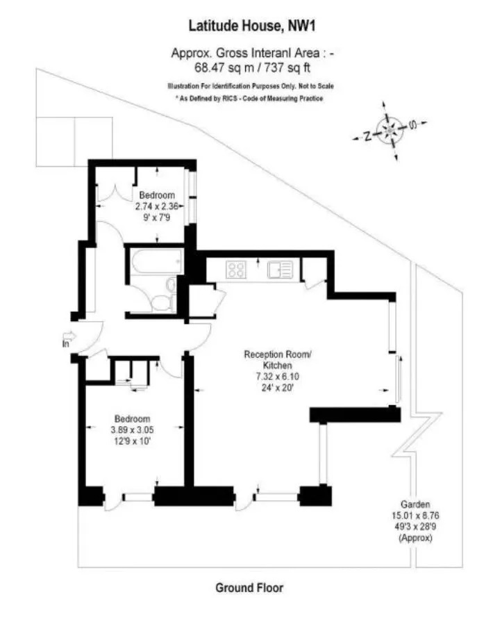 1 Latitude House, Oval Road, London floorplan