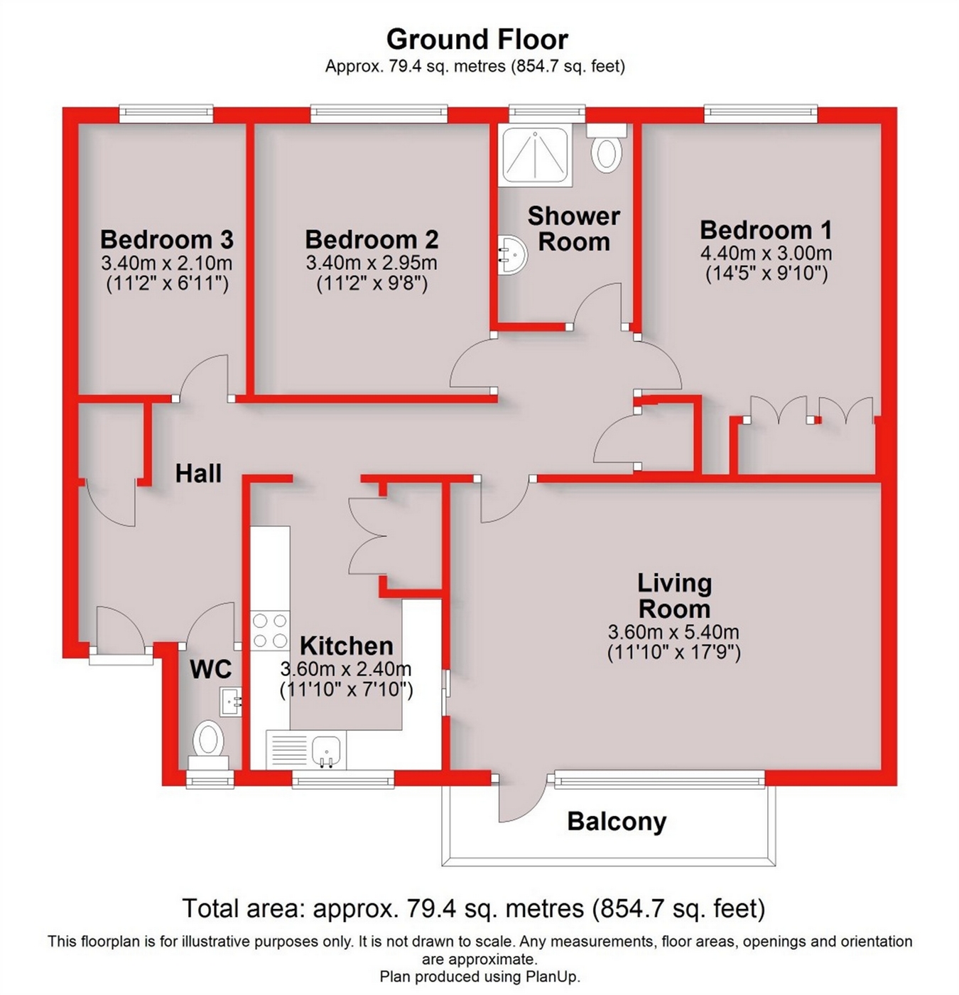 Murray Avenue, Bromley, Kent BR1, 3 bedroom flat for sale 61279821