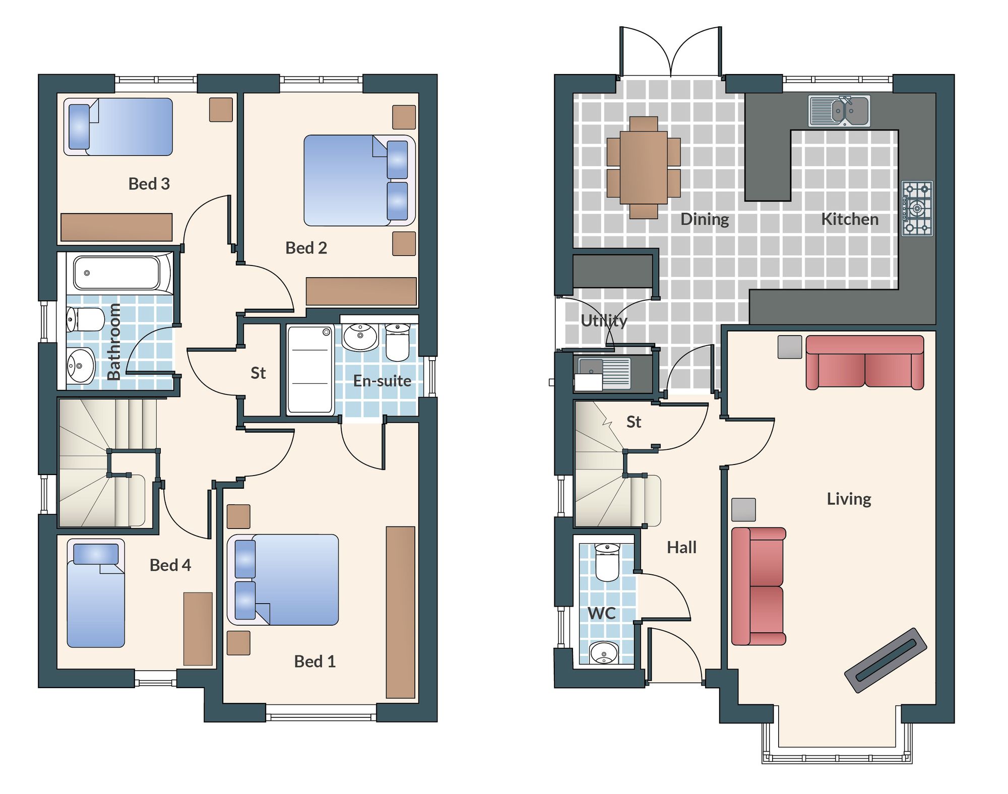 Clay Lane, Clay Cross, Chesterfield S45, 4 bedroom detached house for