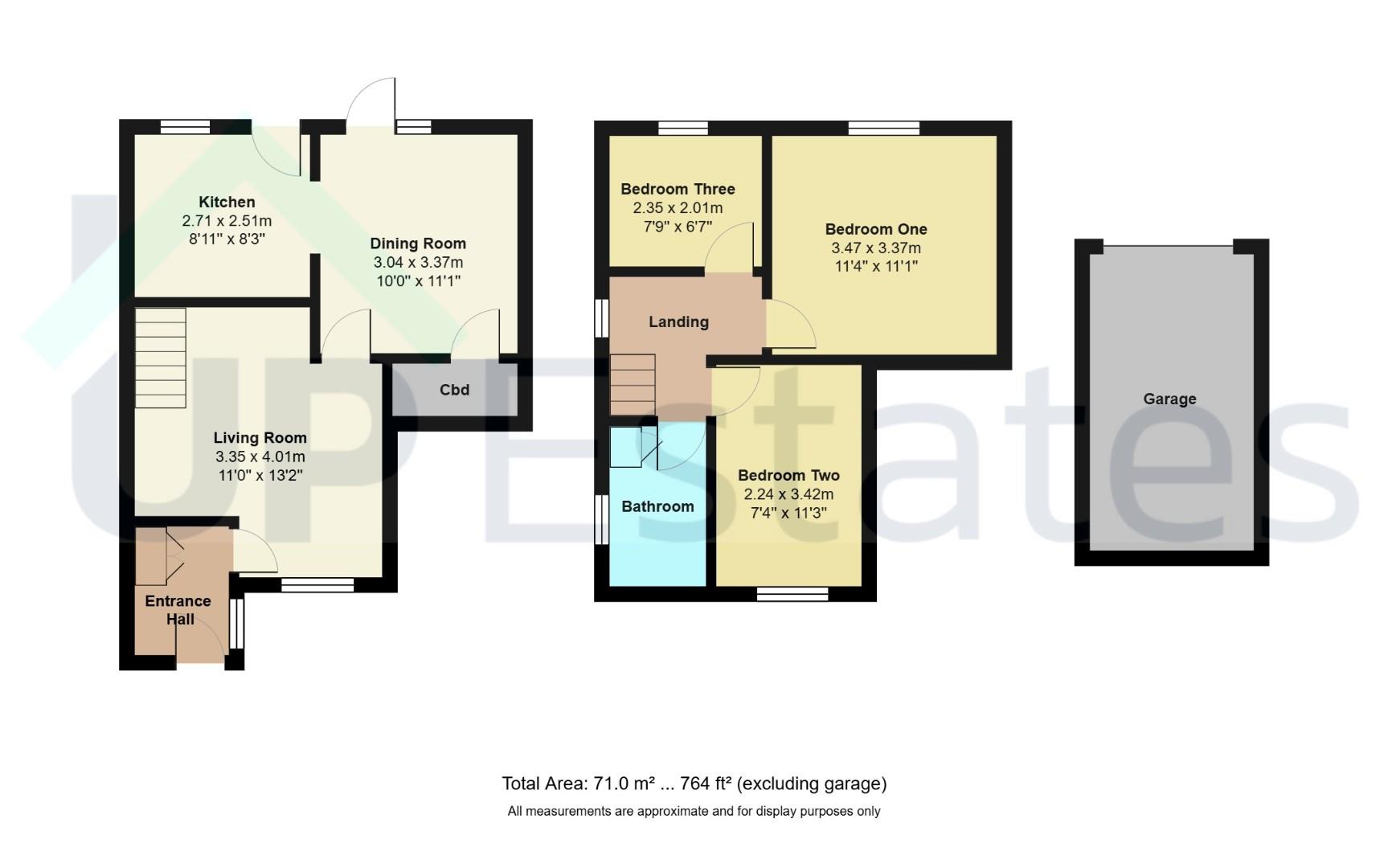 14, Abbotsbury Close, Coventry floorplan