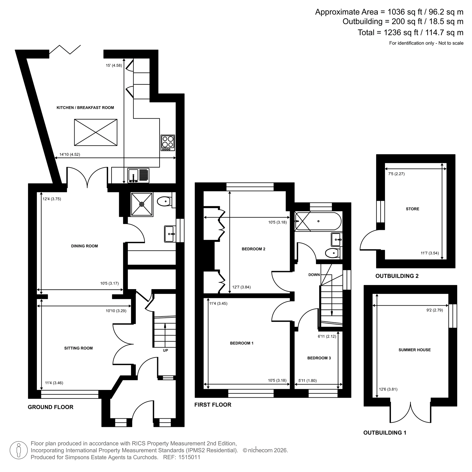 5, Rydens Way, Woking floorplan