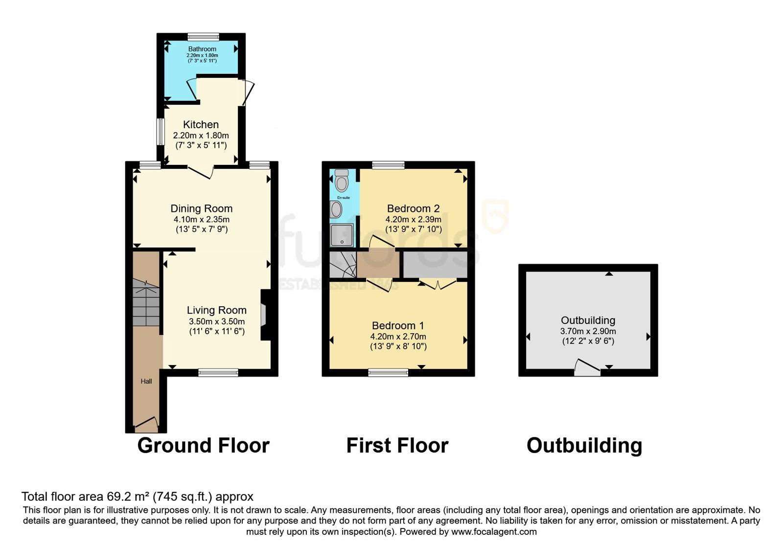 16 Fitzford Cottages,, Tavistock, Devon floorplan